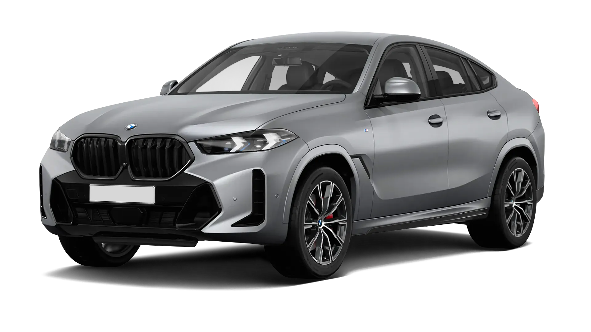 BMW X6 G06 LCI III Facelift в цвете Frozen Grey с карбоновым обвесом