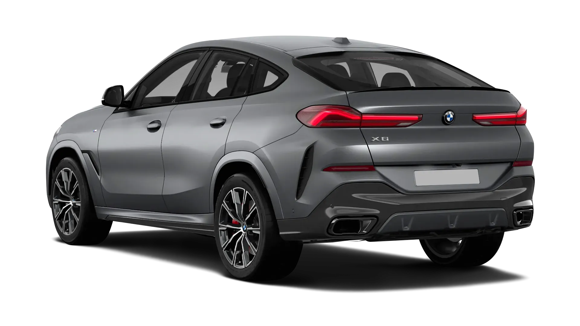 BMW X6 G06 LCI III Facelift в цвете Frozen Grey с кастомным тюнингом