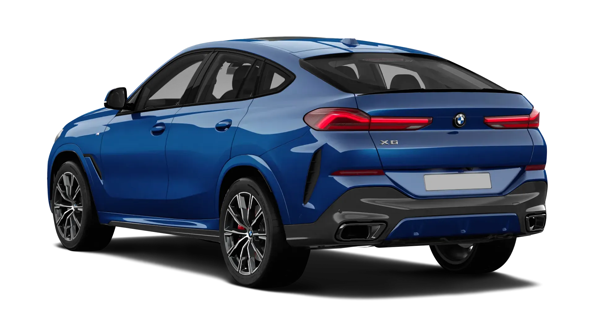 BMW X6 G06 LCI III Facelift стоковый, цвет Le Mans Blue