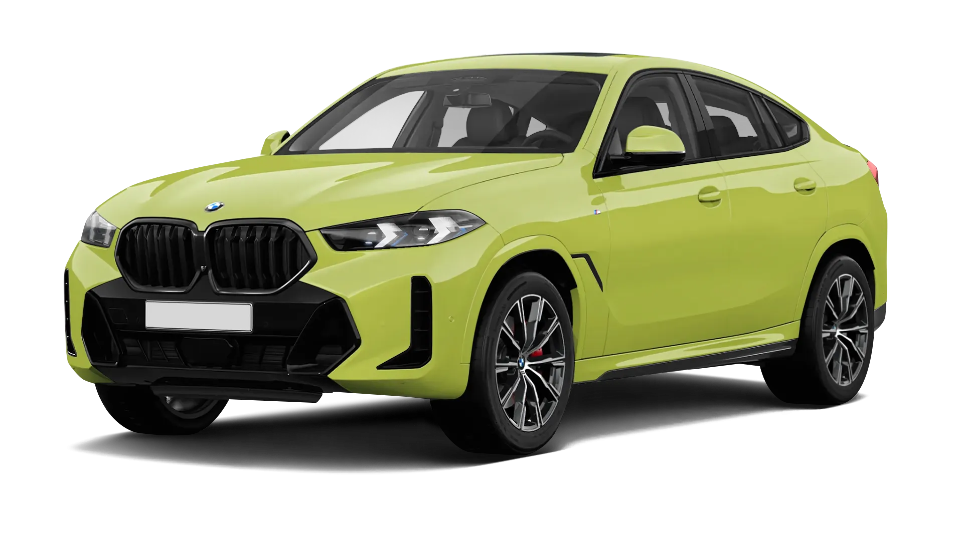 BMW X6 G06 LCI III Facelift в стоке, цвет Saõ Paulo Yellow