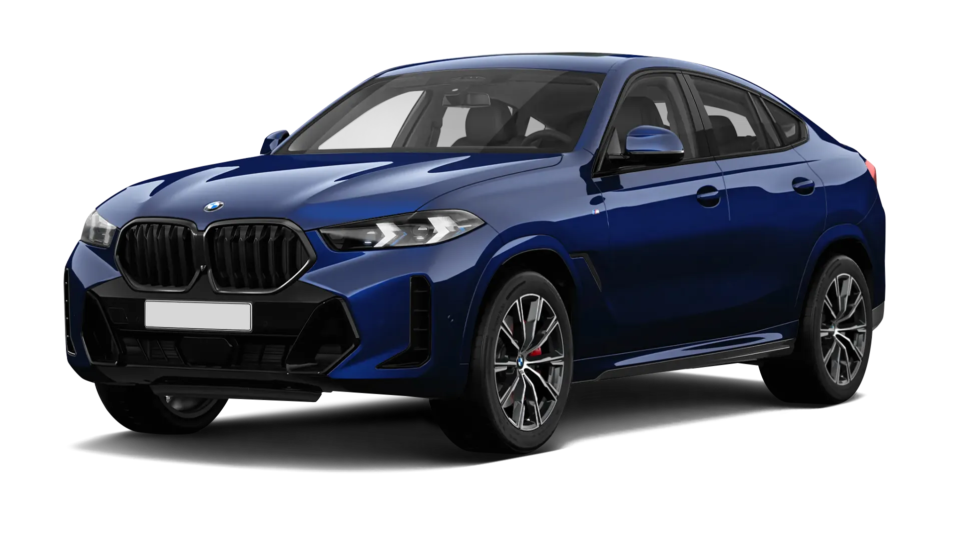 BMW X6 G06 LCI III Facelift в стоке, цвет Tanzanite Blue