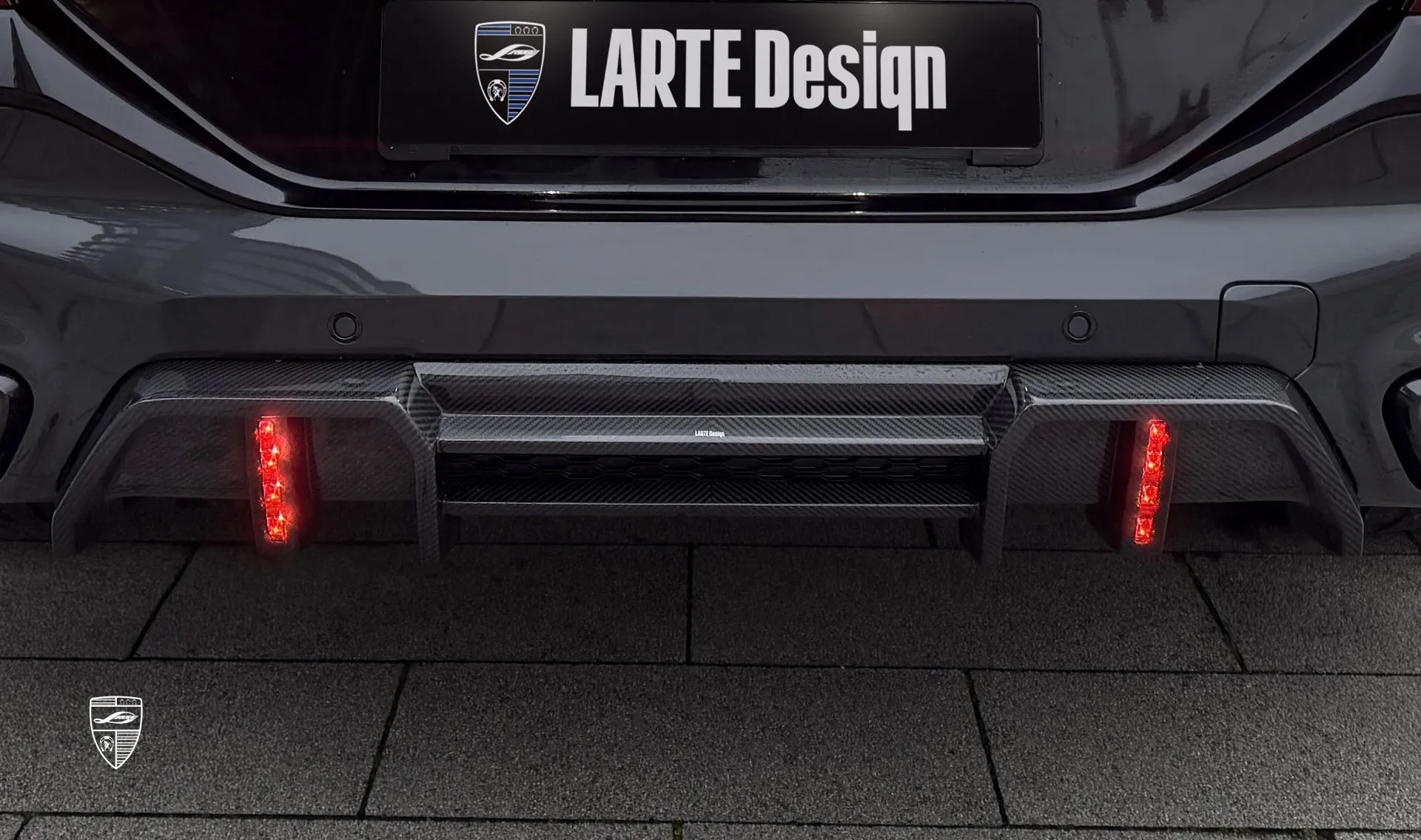 Дополнительные стоп-сигналы LARTE в тюнинг-комплекте для BMW X6 G06 LCI III Facelift от LARTE Design