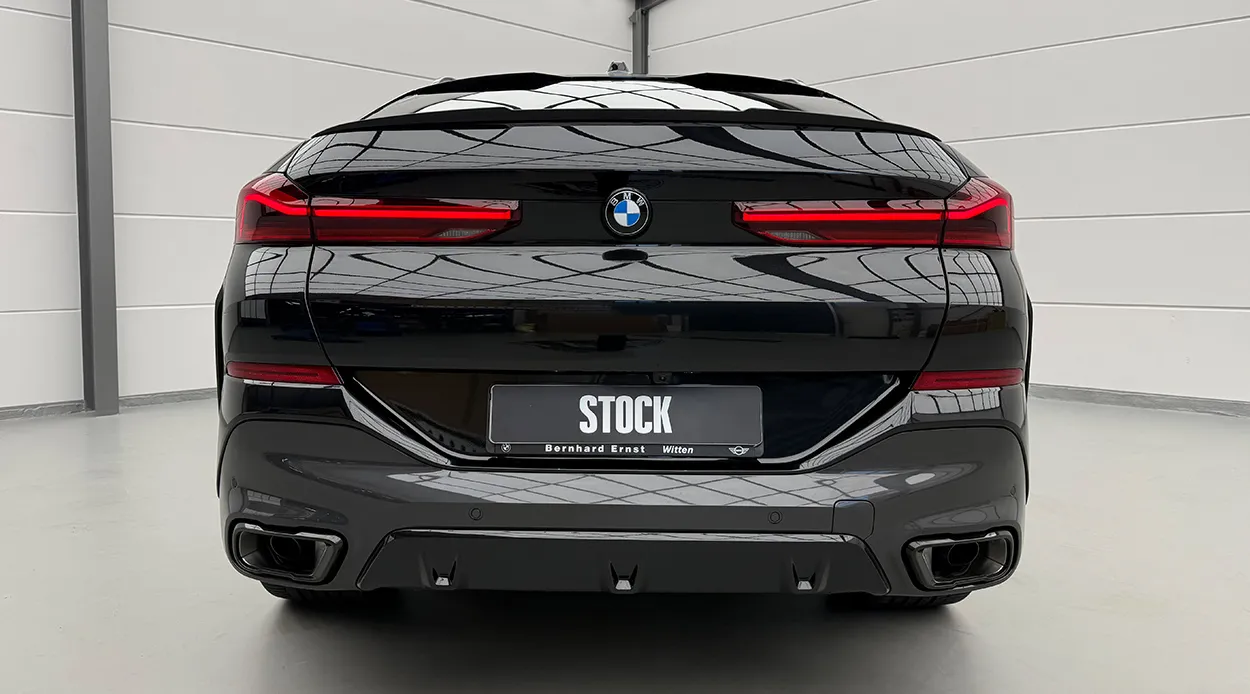 Задний профиль BMW X6 G06 LCI III Facelift с кастомным тюнингом