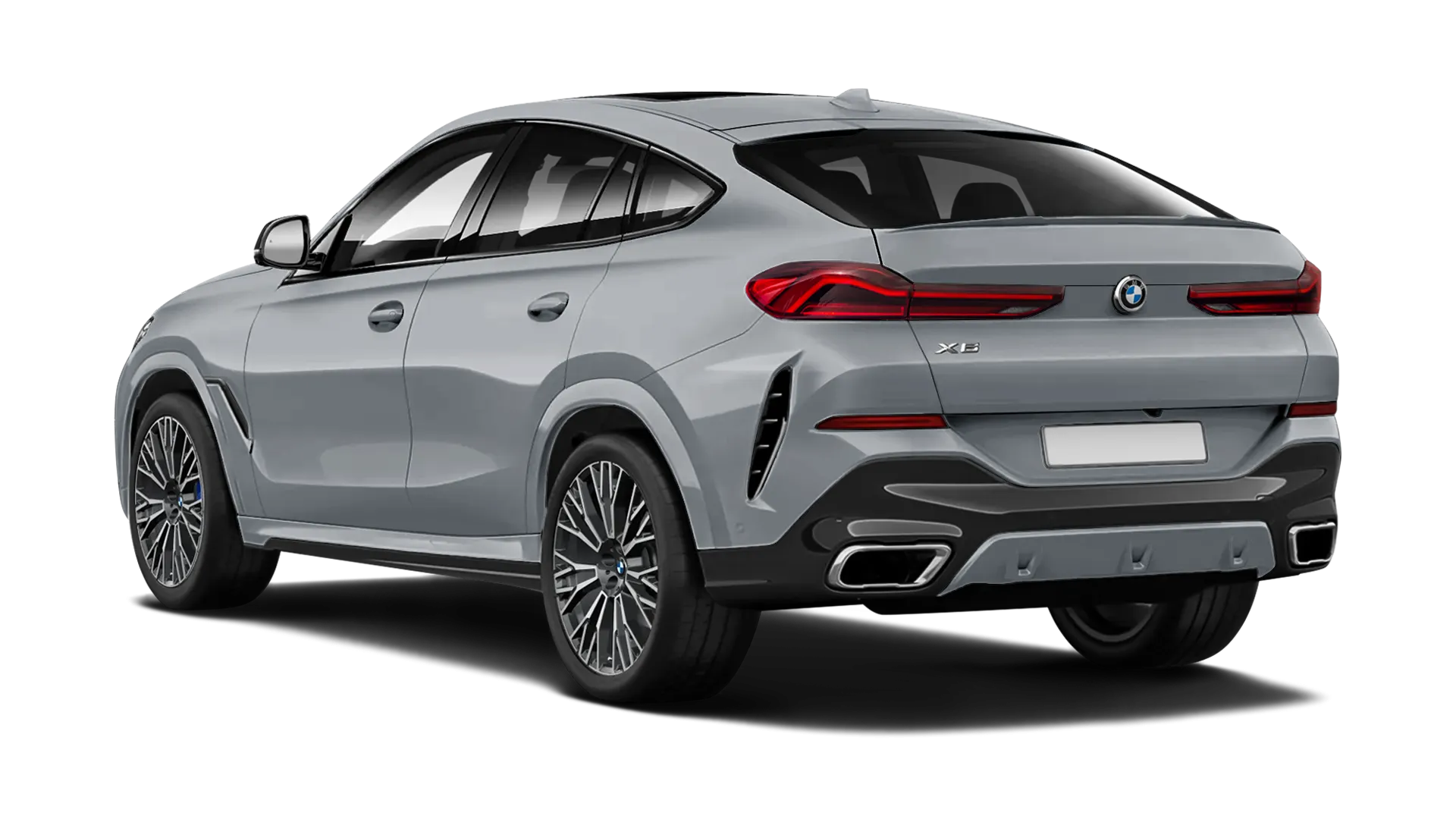BMW X6 G06 LCI 2023 - 2026 в цвете Brooklyn Grey с кастомным тюнингом