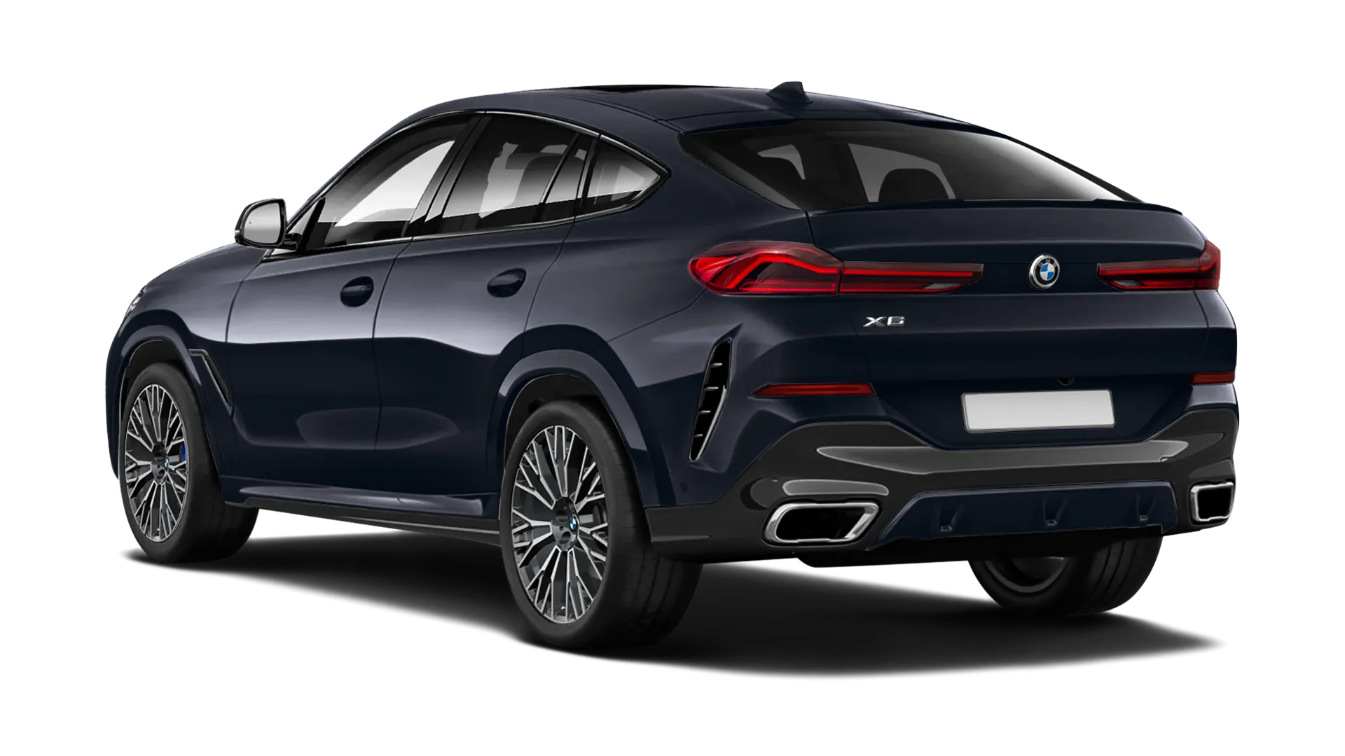 BMW X6 G06 LCI 2023 - 2026 стоковый, цвет Carbon Black