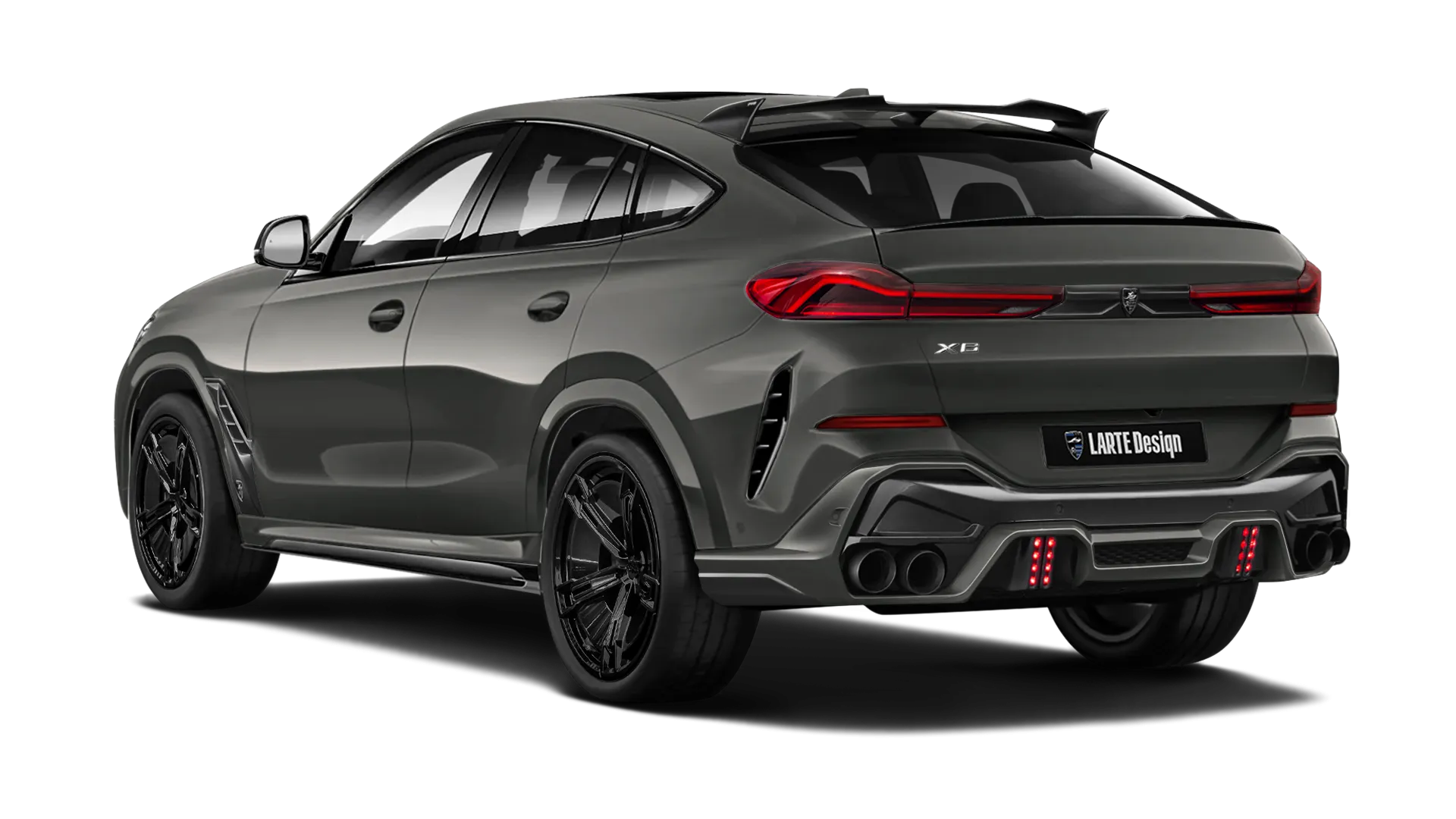 BMW X6 G06 LCI 2023 - 2026 в цвете Dravit Grey с кастомным тюнингом