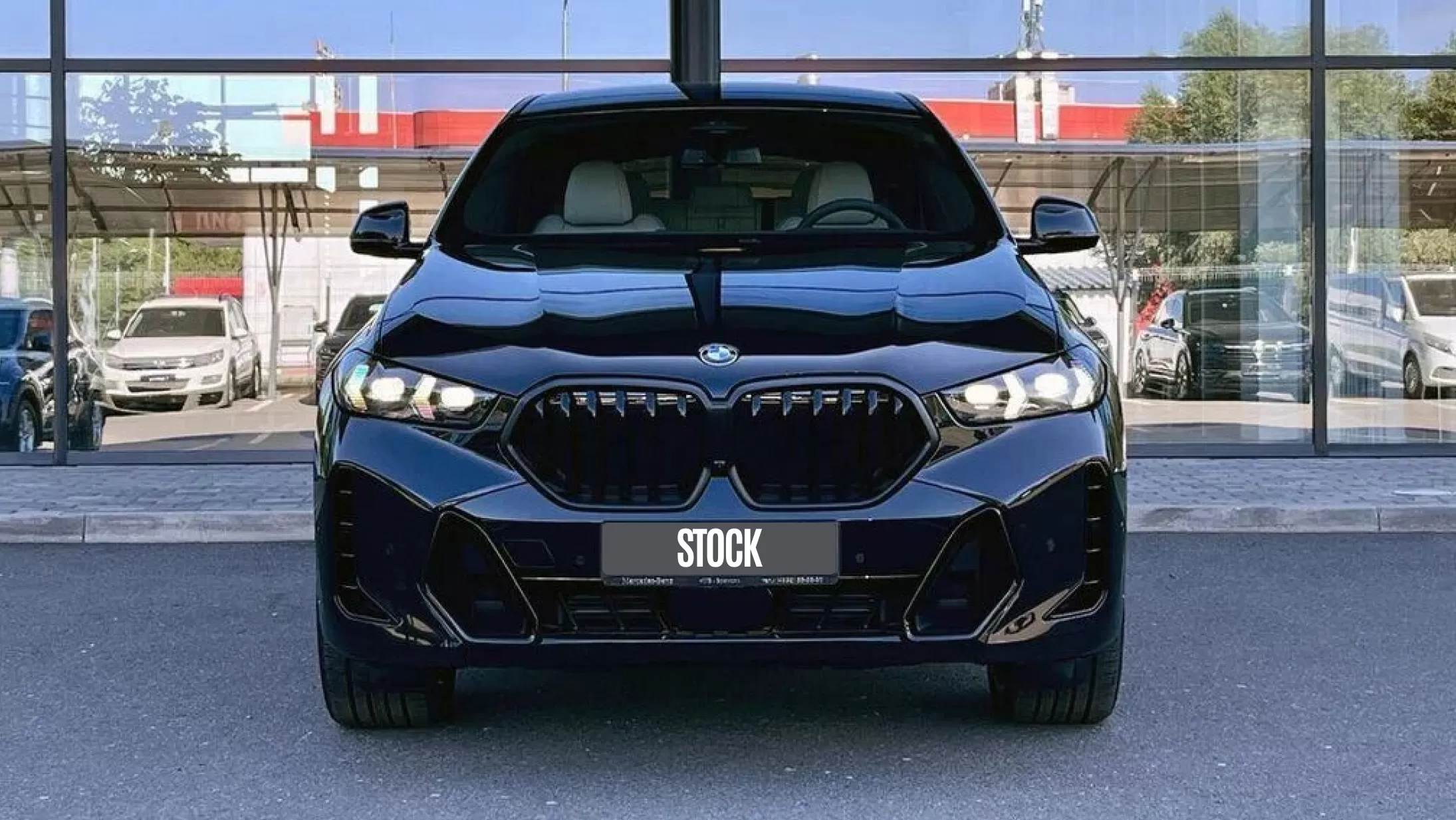 Перед BMW X6 G06 LCI 2023 - 2026 с кастомным обвесом