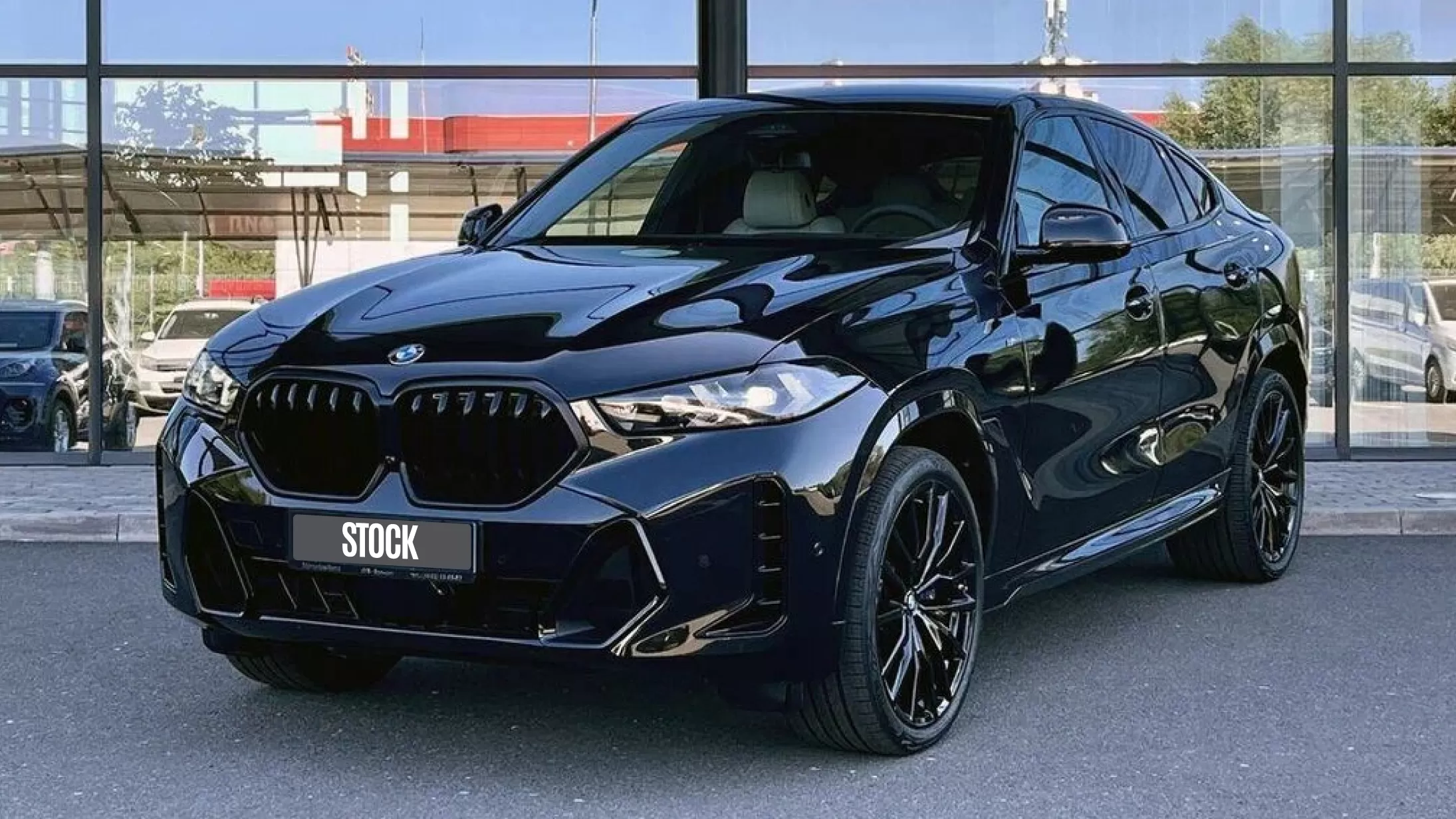 Перед под углом BMW X6 G06 LCI 2023 - 2026 с кастомным обвесом