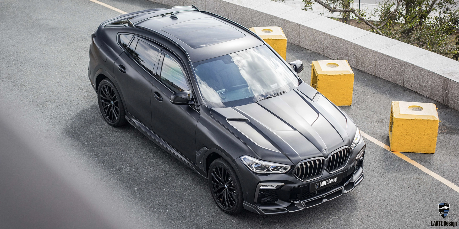 Купить обвес 2024 для BMW X6 M sport G06 Металлик Черный сапфир