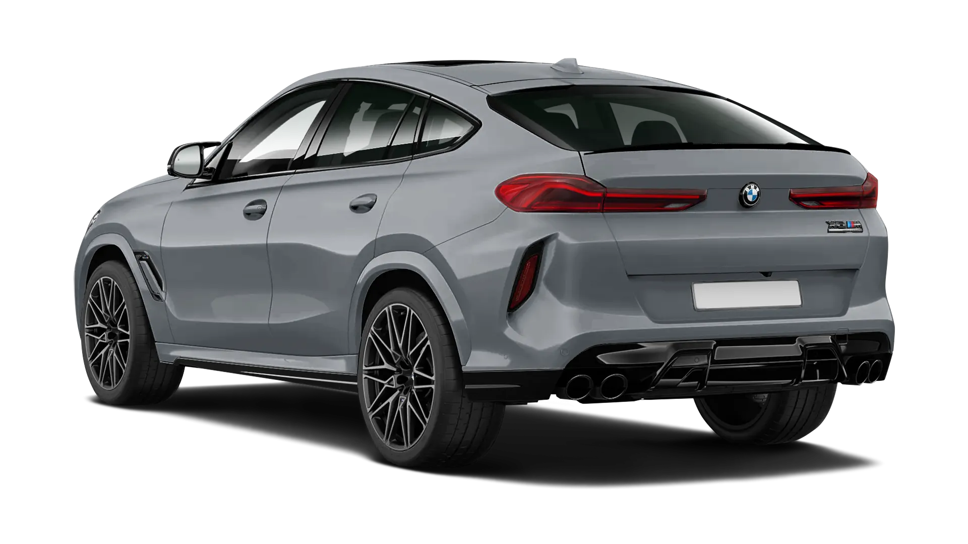 BMW X6M F96 LCI 2023 - 2026 в цвете Brooklyn Grey с кастомным тюнингом