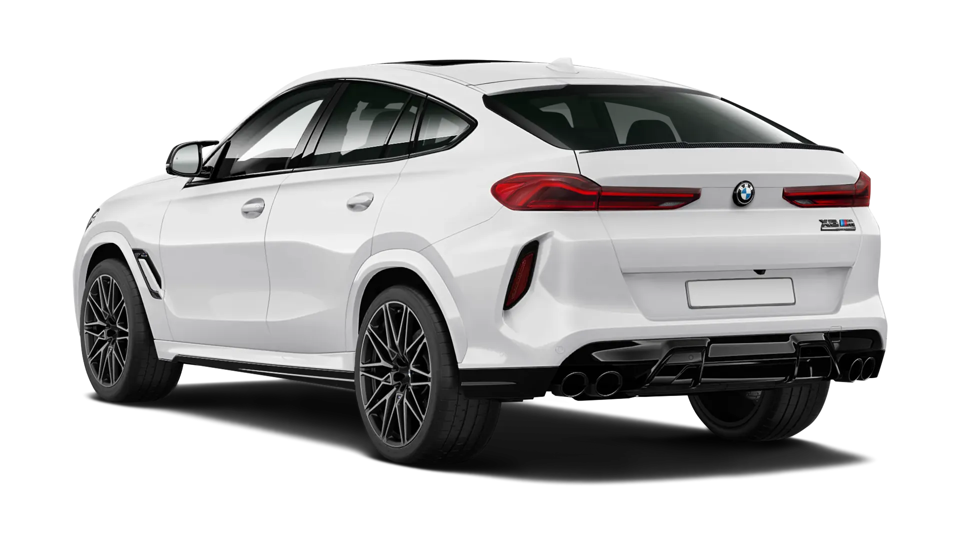 BMW X6M F96 LCI 2023 - 2026 стоковый, цвет Mineral White