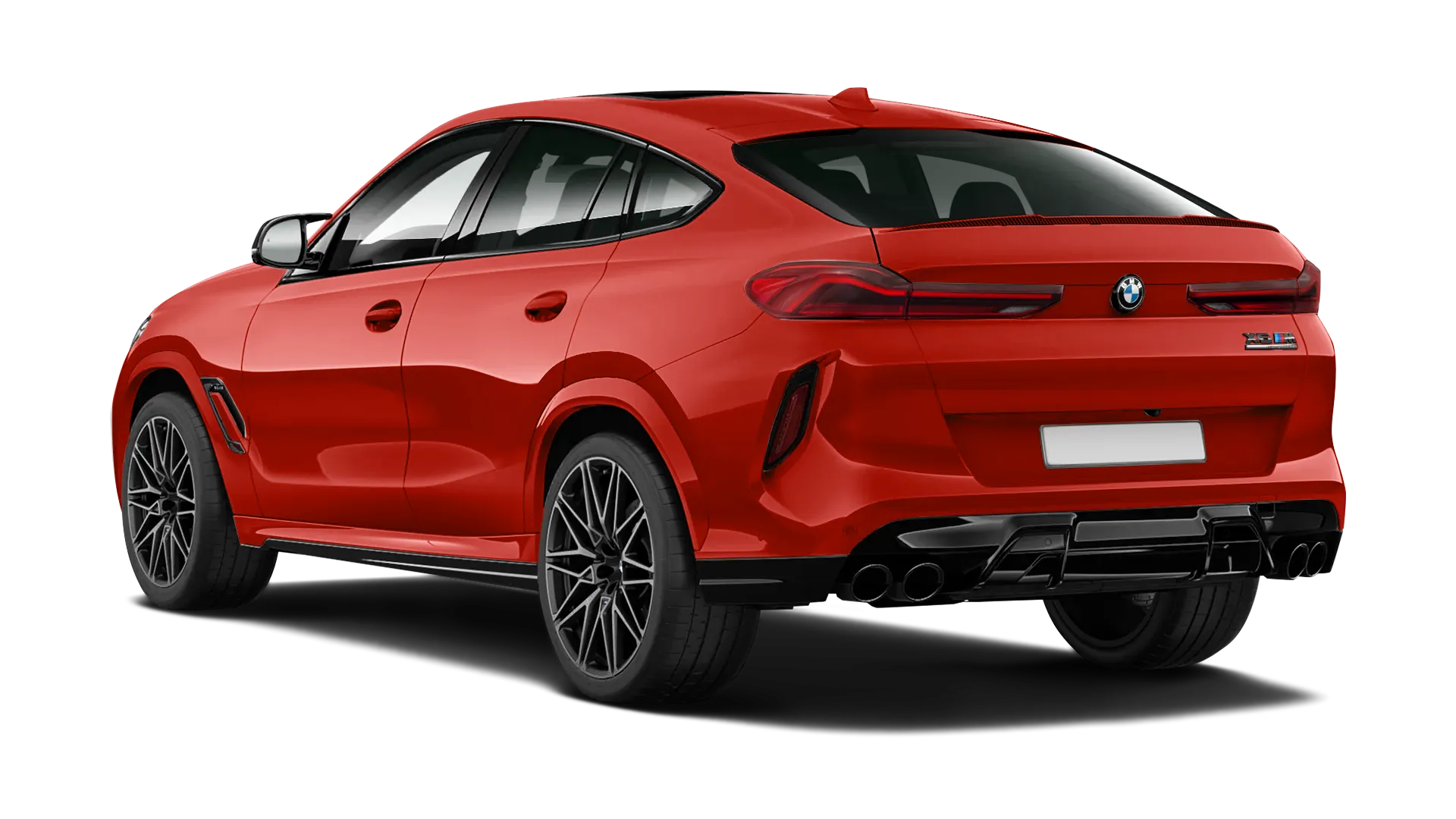 BMW X6M F96 LCI 2023 - 2026 стоковый, цвет Toronto Red