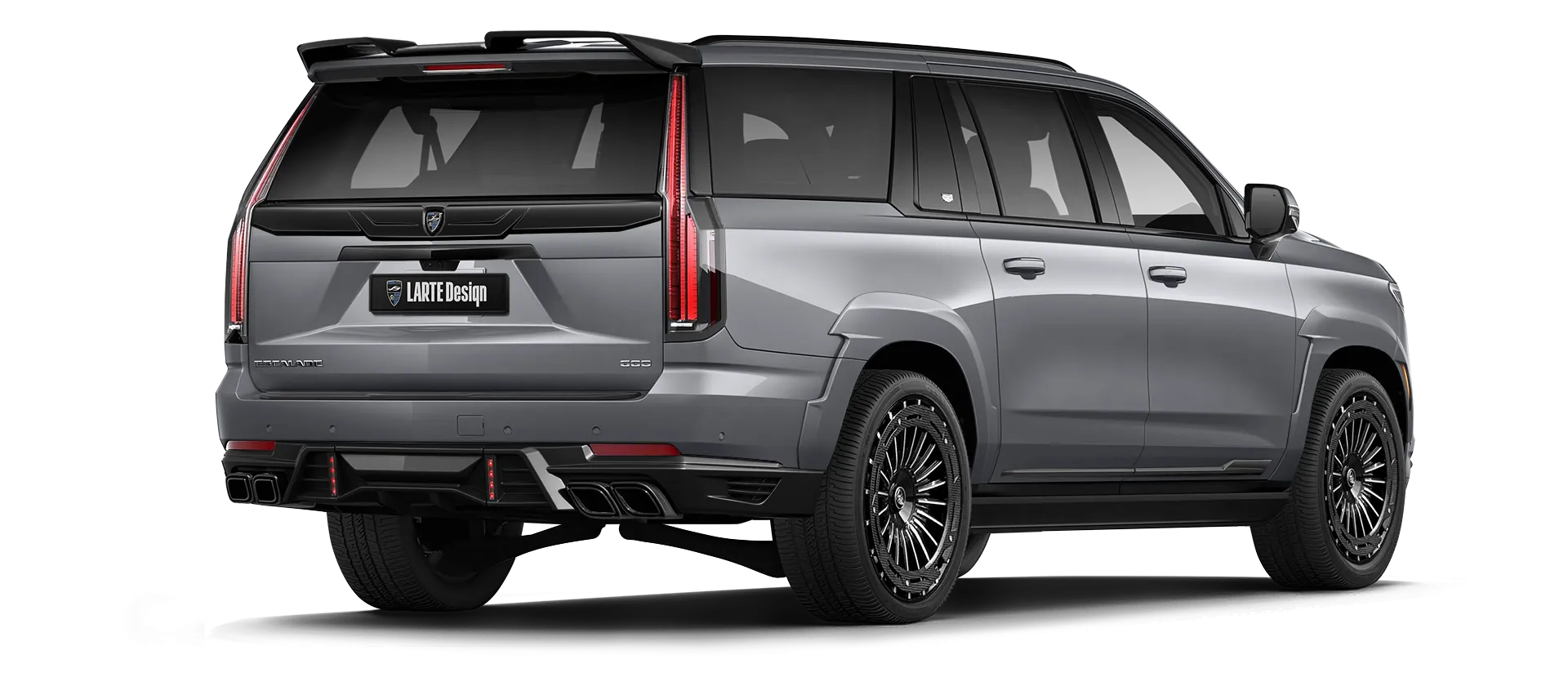 Cadillac Escalade 600 в цвете Argent Silver Metallic с кастомным тюнингом