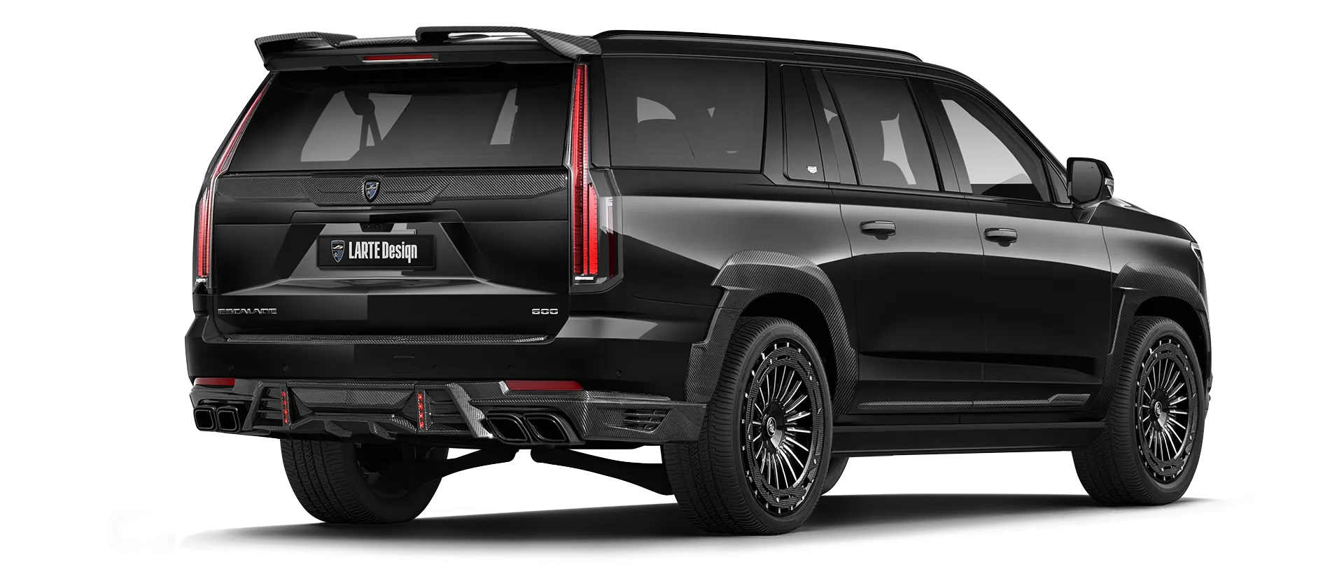 Cadillac Escalade 600 в цвете Black Raven с карбоновым тюнингом