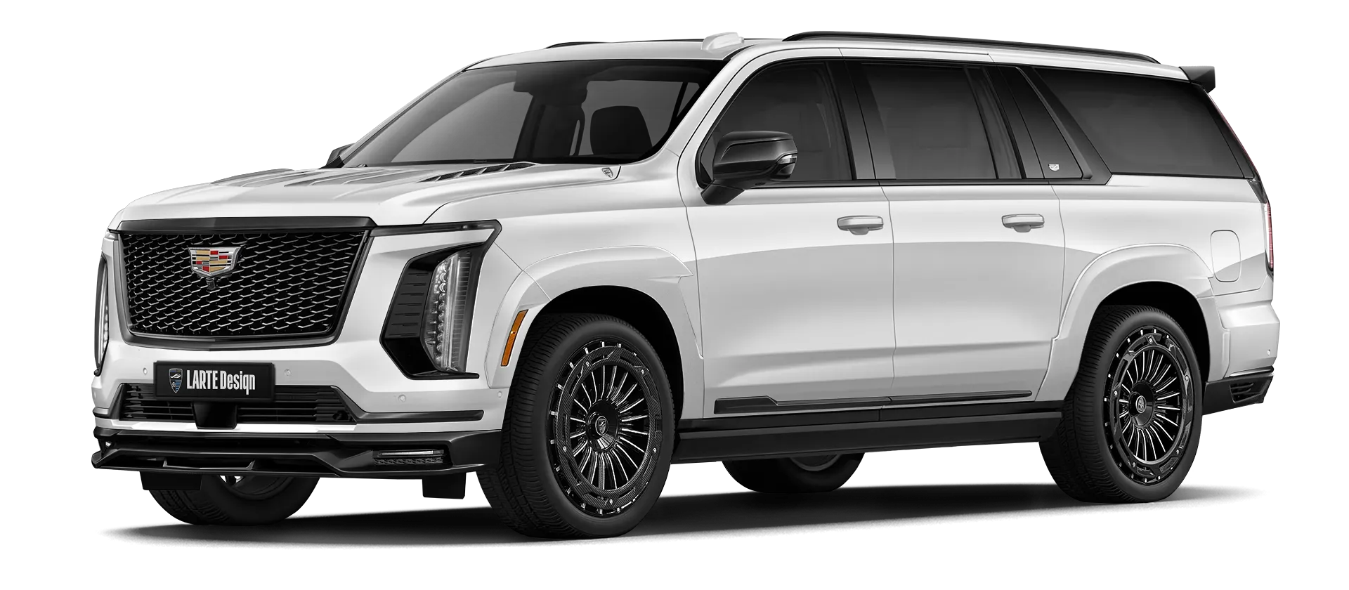 Cadillac Escalade 600 в цвете Crystal White Tricoat с кастомным обвесом