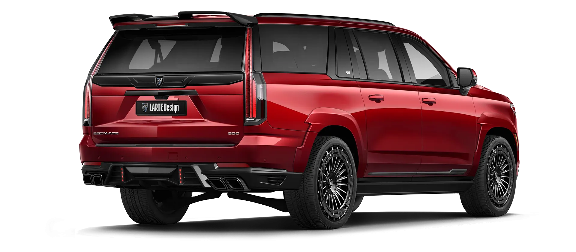 Cadillac Escalade 600 в цвете Radiant Red Tintcoat с кастомным тюнингом