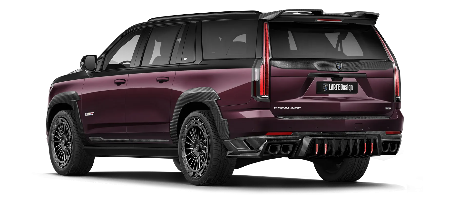 CADILLAC ESCALADE V V-ESV 2024-2026 в цвете Bordo с карбоновым тюнингом