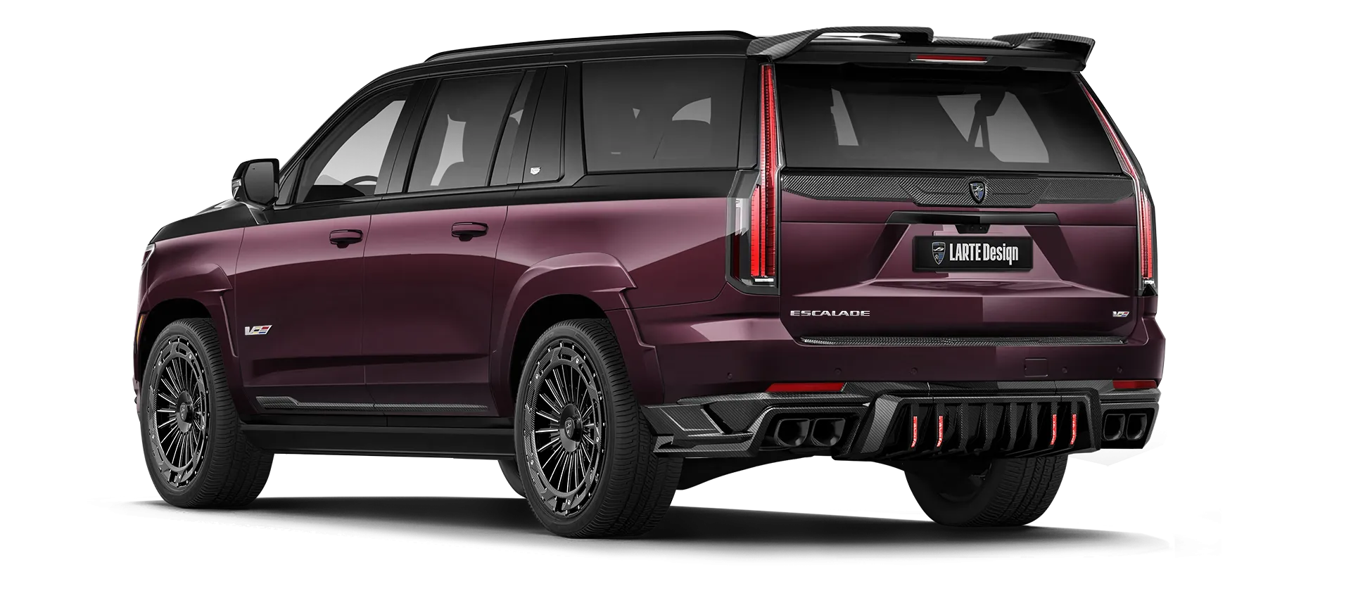 CADILLAC ESCALADE V V-ESV 2024-2026 в цвете Bordo с кастомным тюнингом