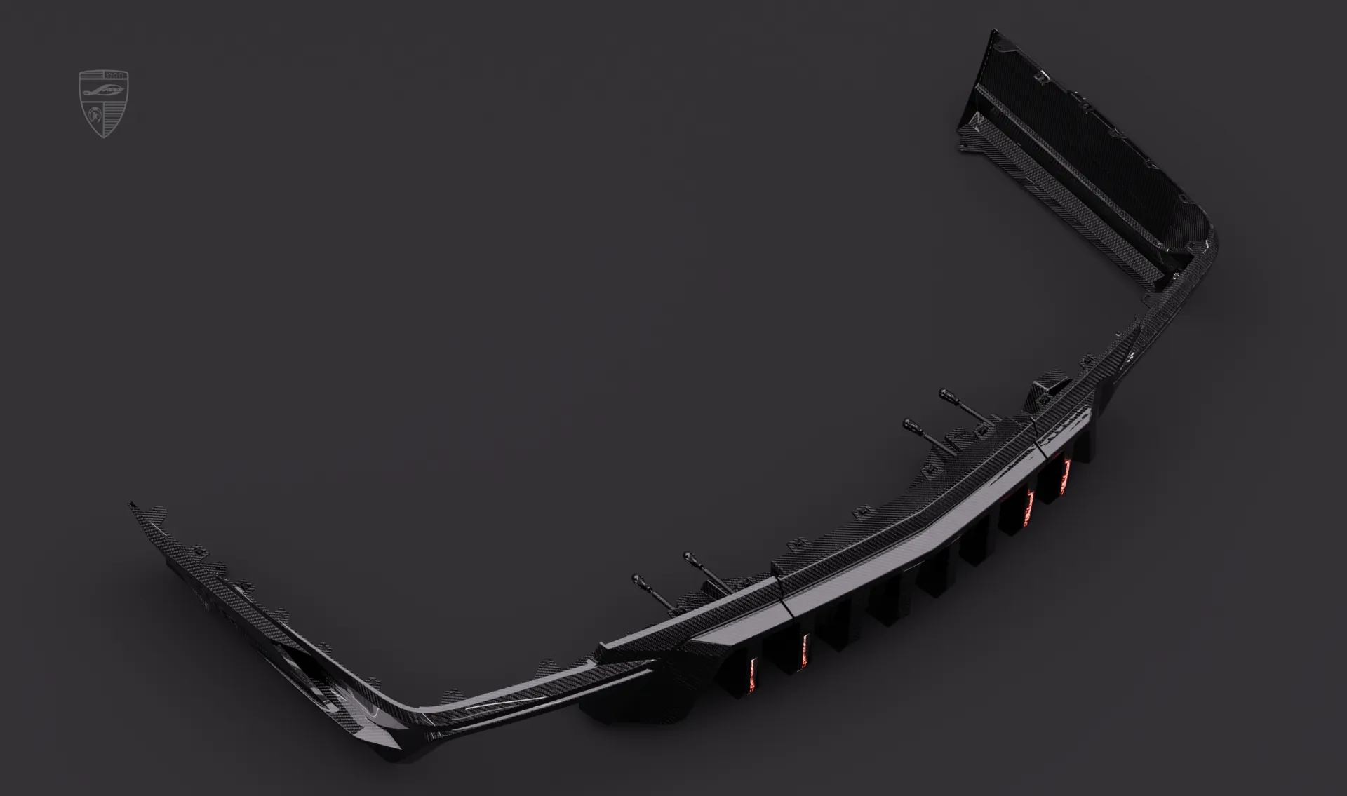 Диффузор для авто класса люкс Cadillac Escalade V-ESV Facelift от LARTE Design