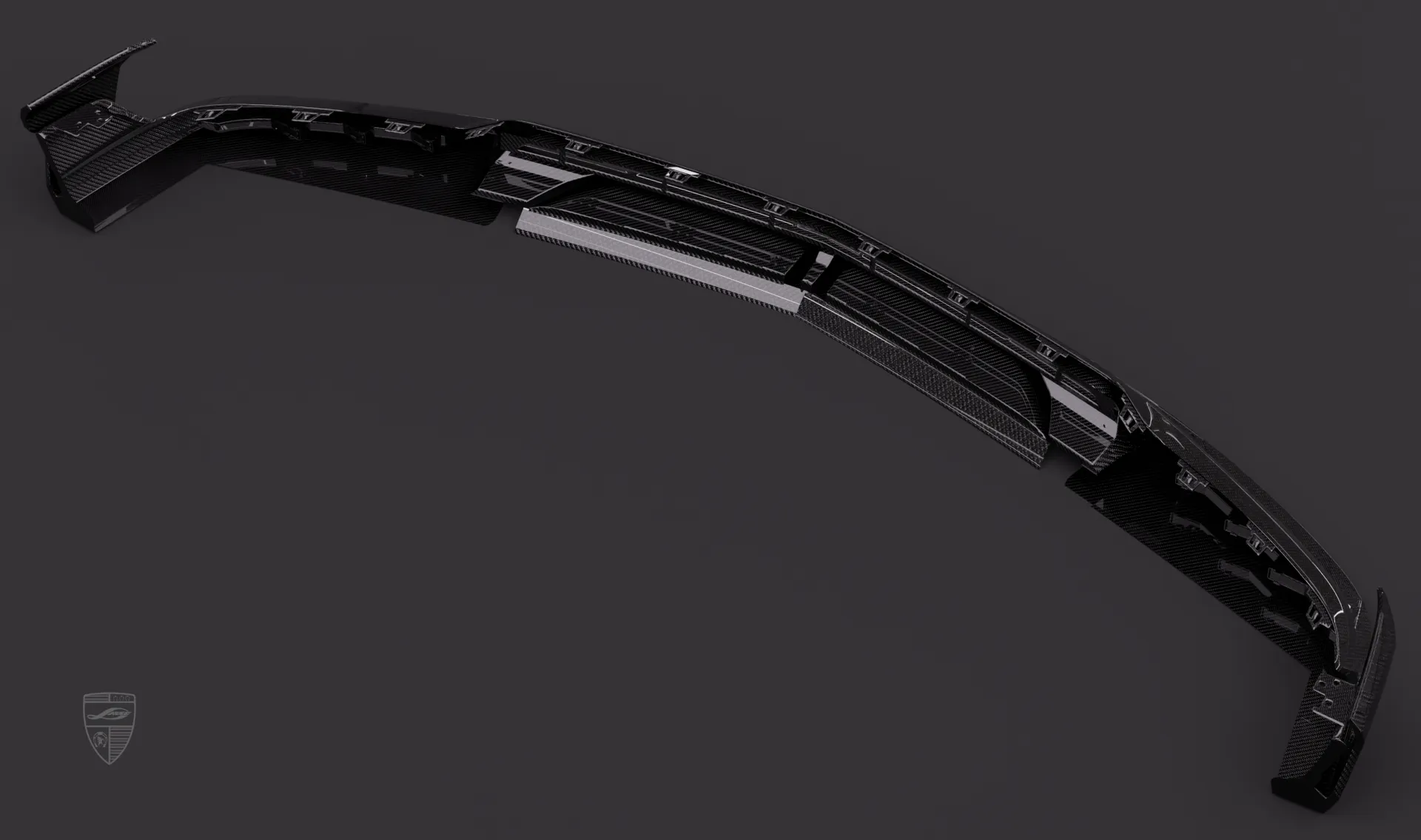 Накладка на передний бампер в тюнинг-комплекте для Cadillac Escalade V-ESV Facelift от LARTE Design