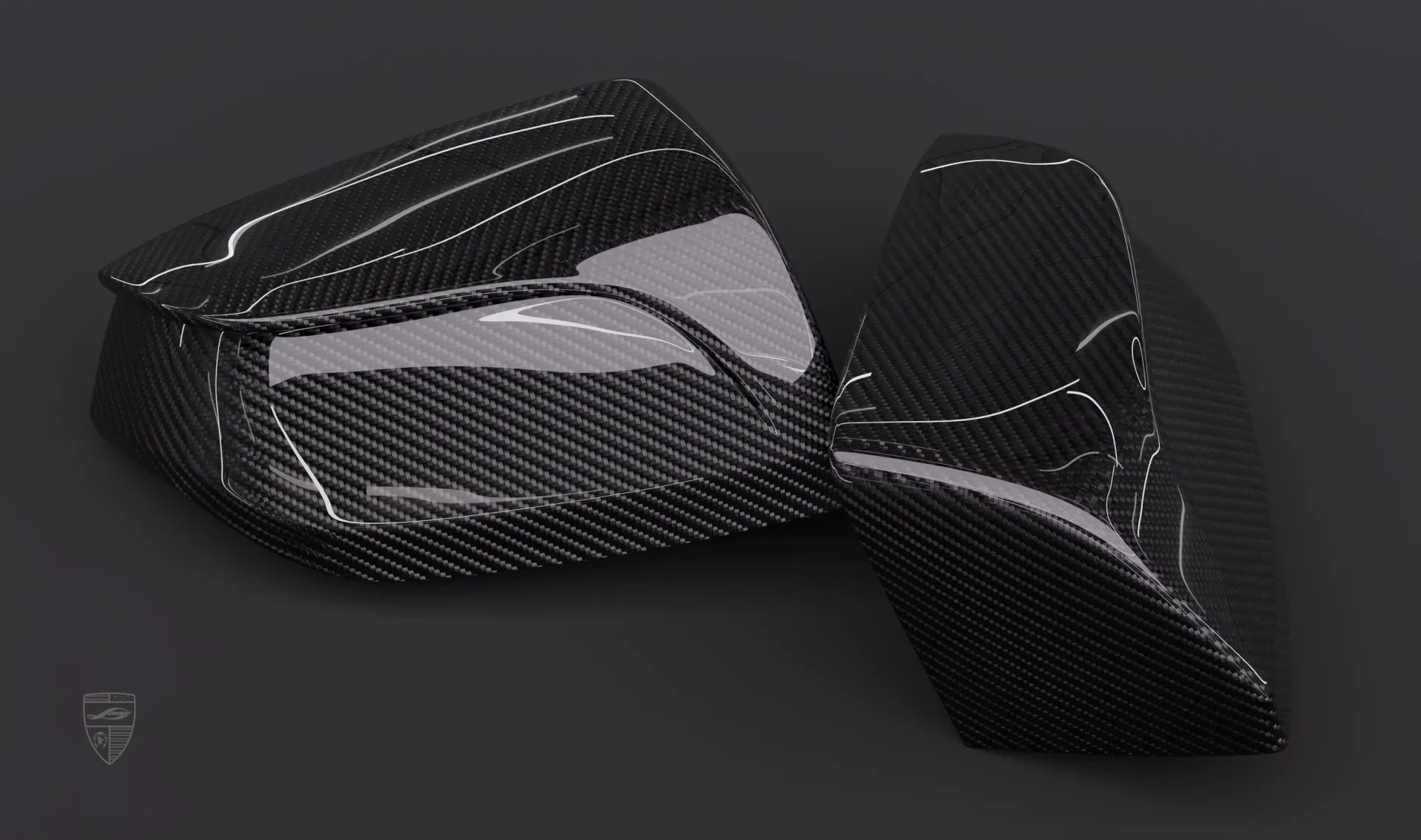 Накладки на зеркала в тюнинг-комплекте для Cadillac Escalade V-ESV Facelift от LARTE Design