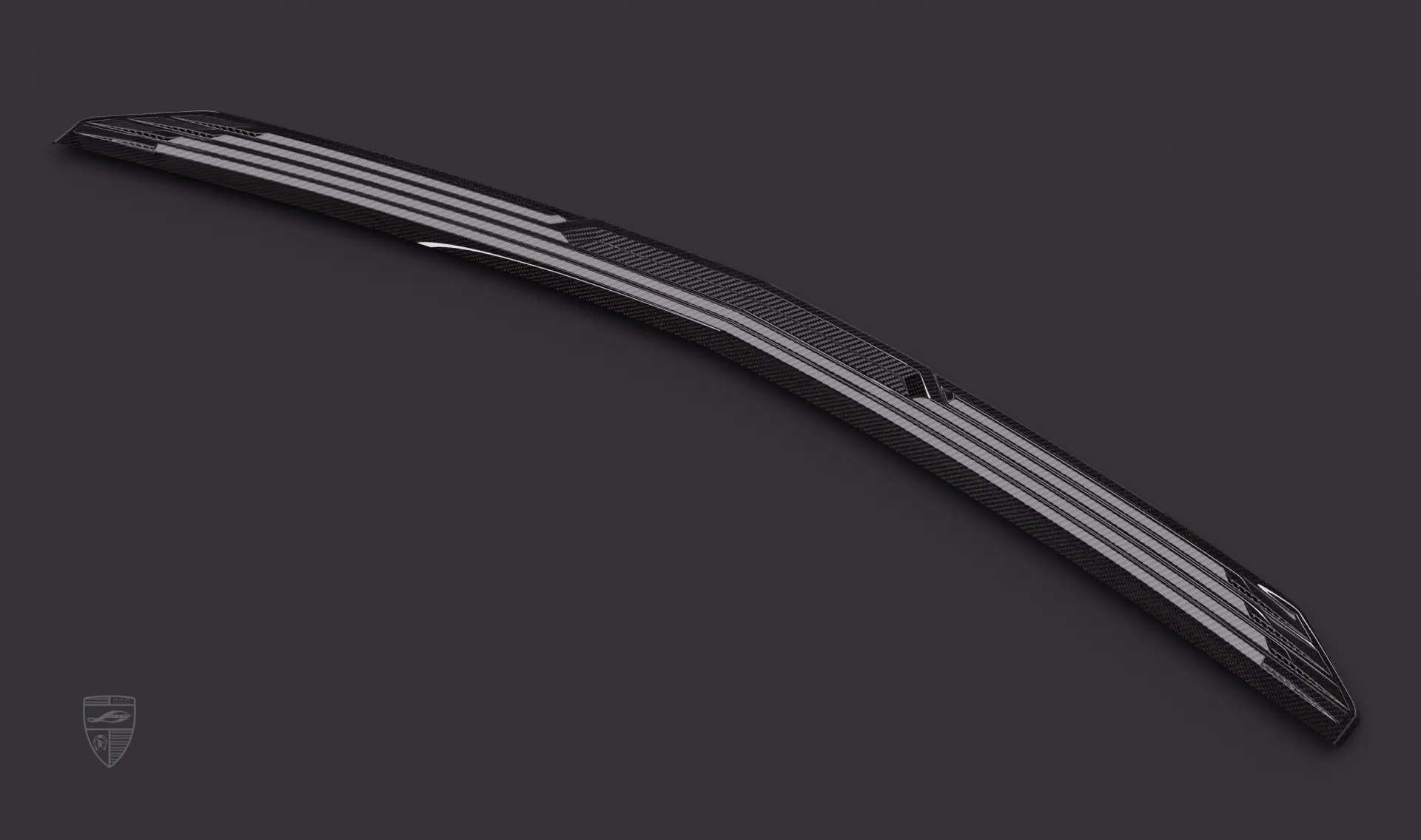 Накладка на задний бампер в обвесе для Cadillac Escalade V-ESV Facelift от LARTE Design