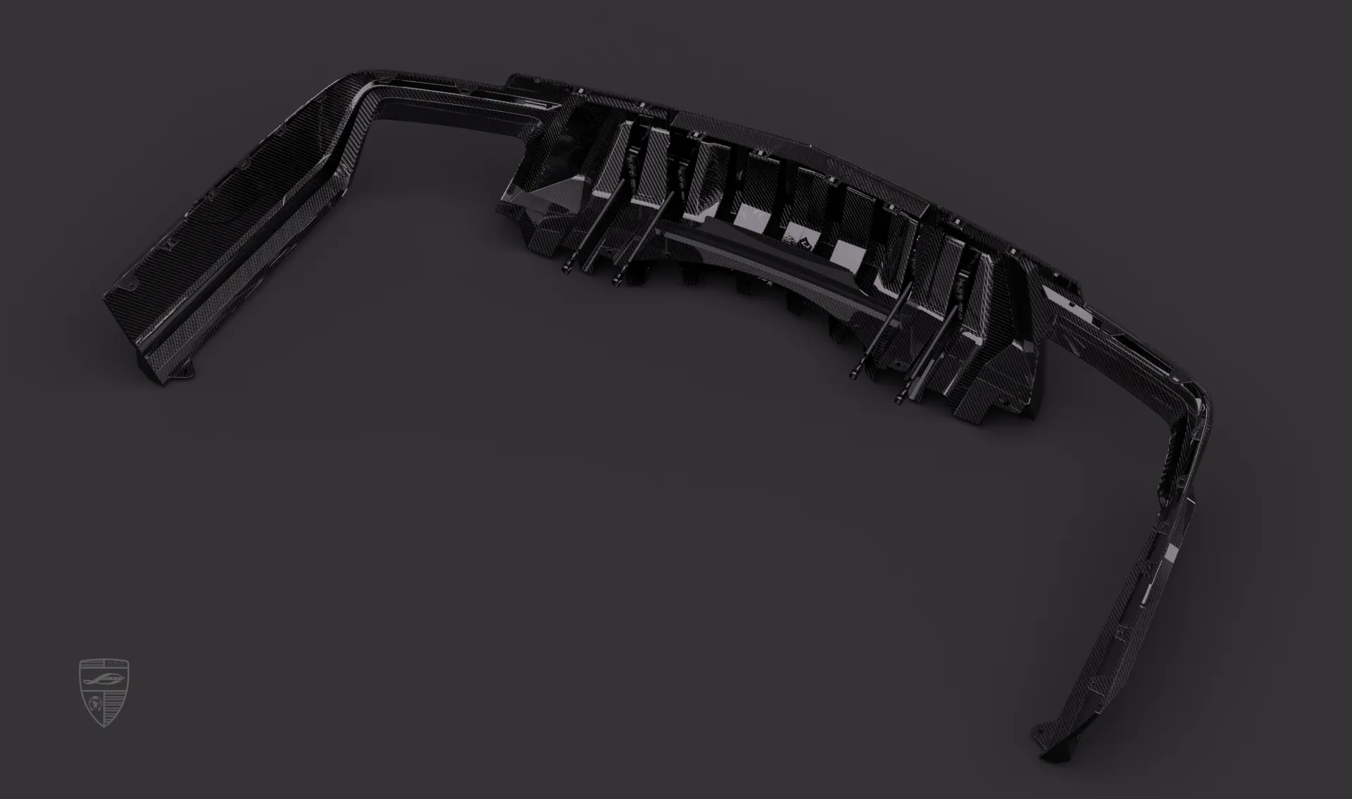 Диффузор для семейного авто Cadillac Escalade V-ESV Facelift от LARTE Design