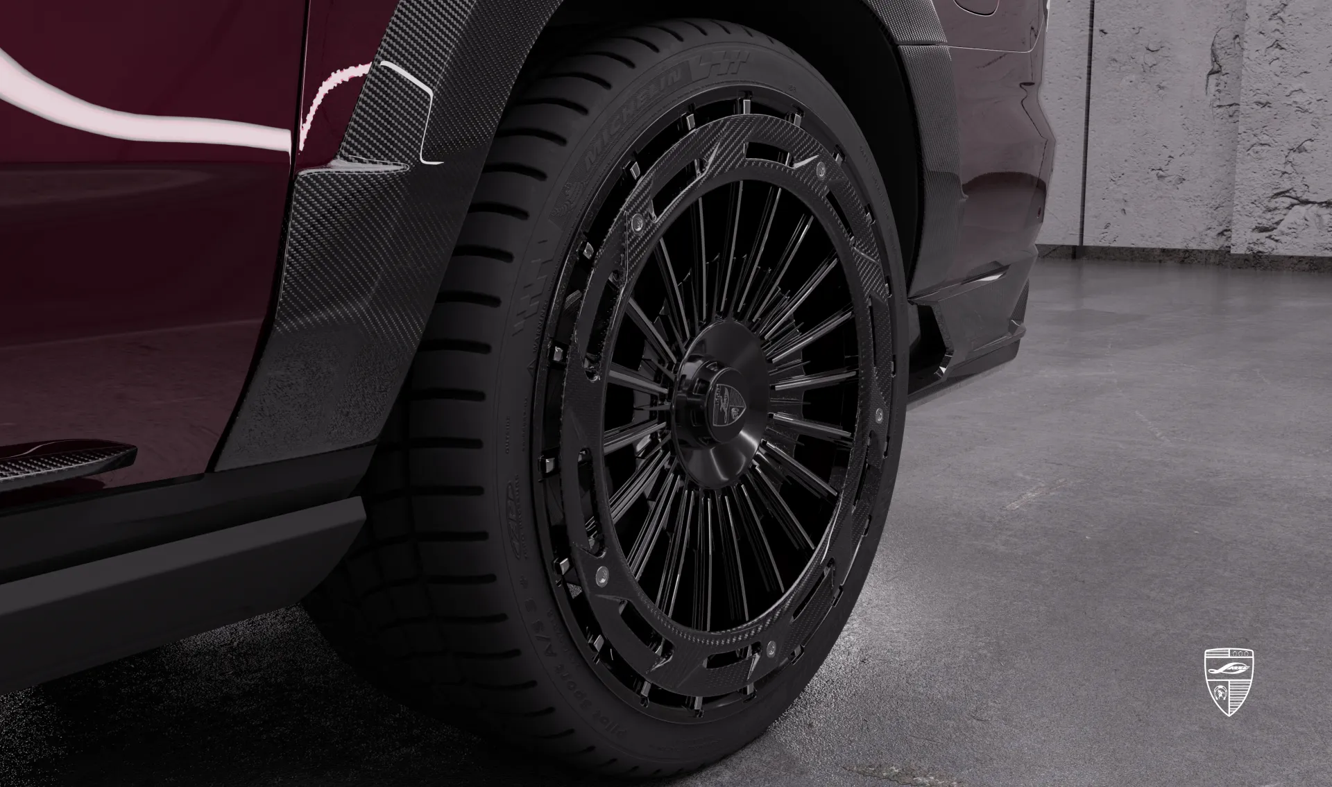 Кованые диски в обвесе для Cadillac Escalade V-ESV Facelift от LARTE Design