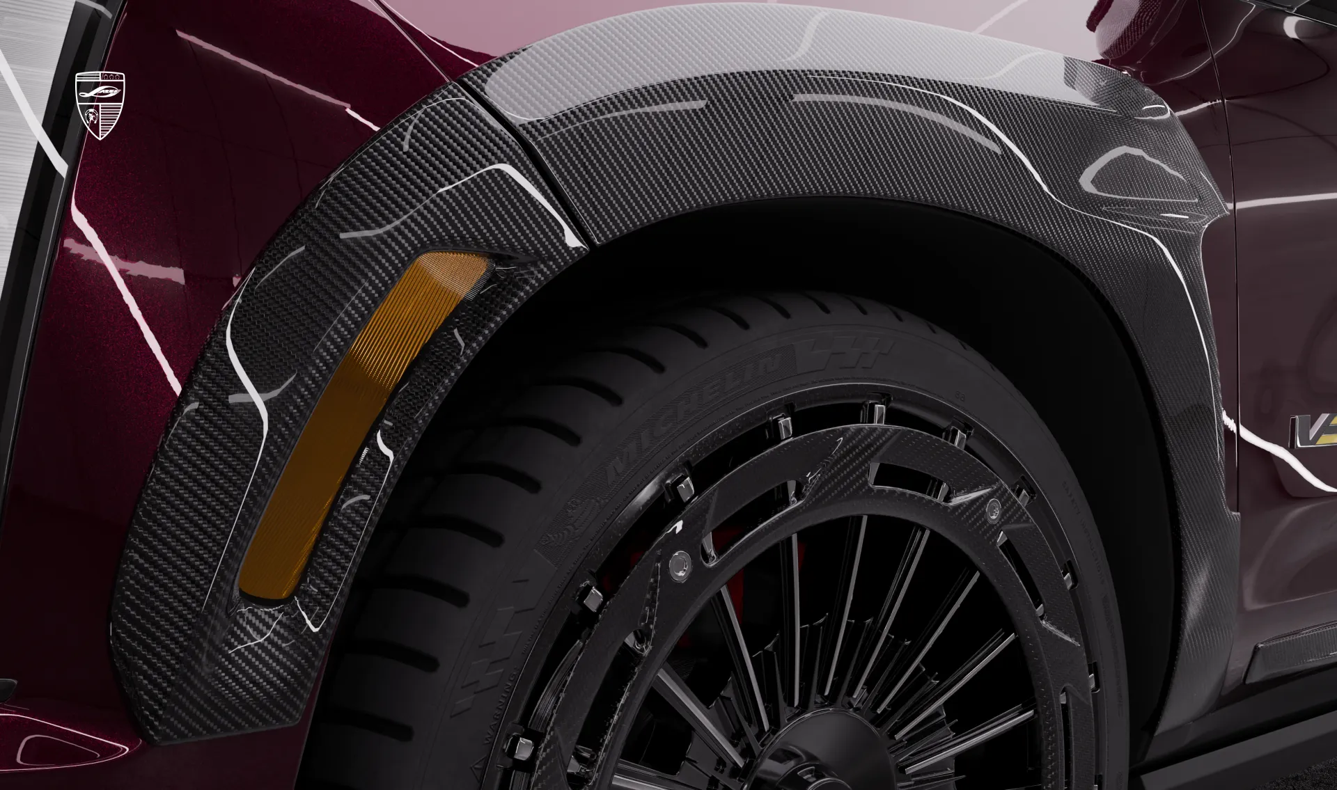 Расширители передних арок для SUV Cadillac Escalade V-ESV Facelift от LARTE Design