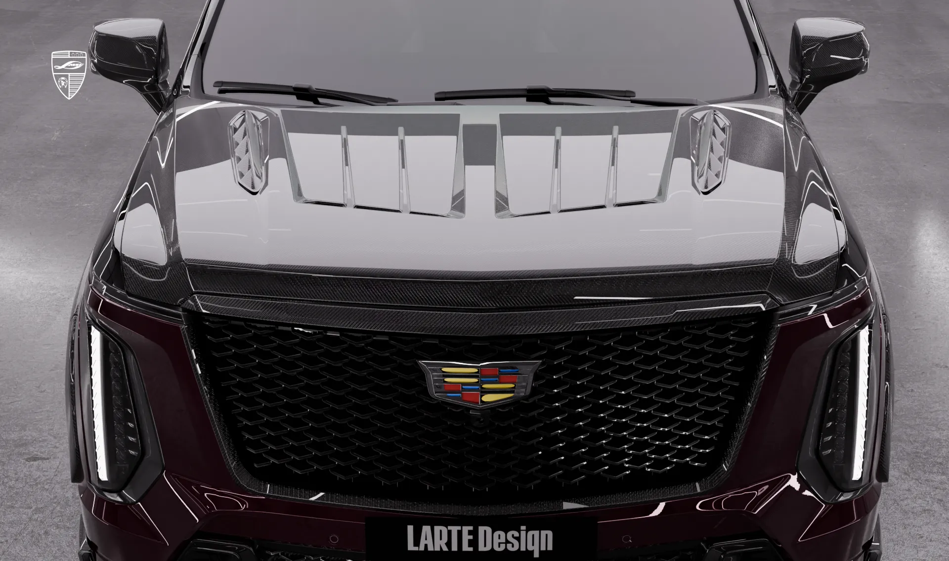 Капот для семейного авто Cadillac Escalade V-ESV Facelift от LARTE Design