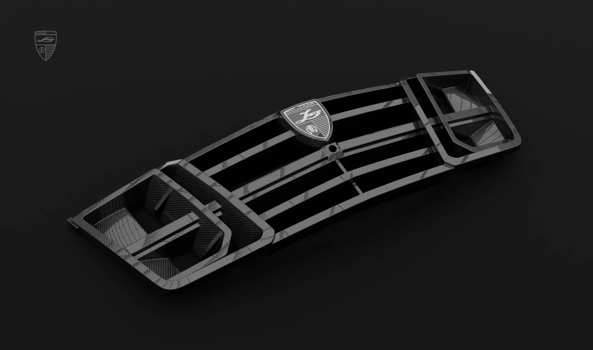 Карбоновая решетка радиатора для SUV Escalade V Facelift от LARTE Design