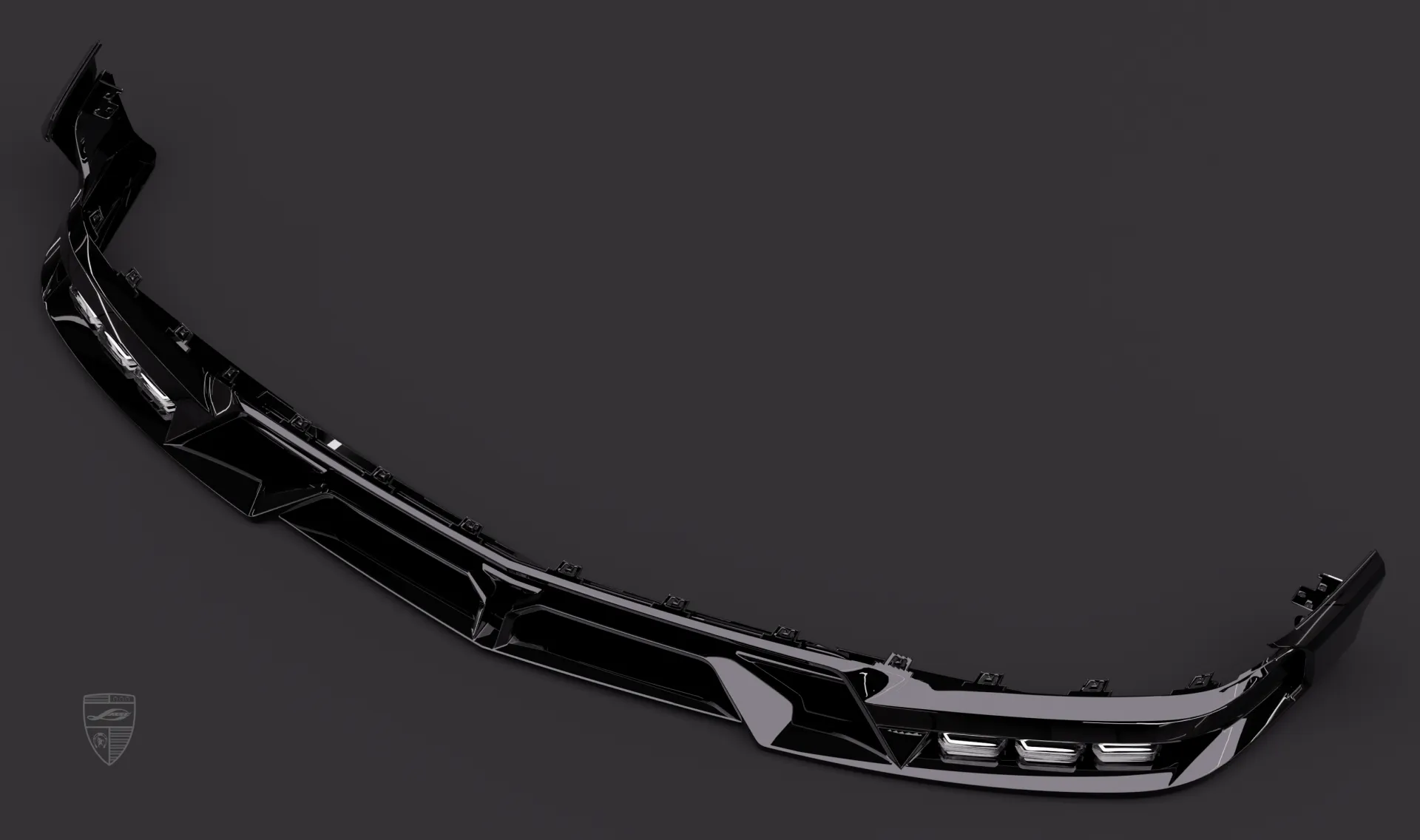 Накладка на передний бампер в обвесе для Cadillac Escalade V-ESV Facelift от LARTE Design