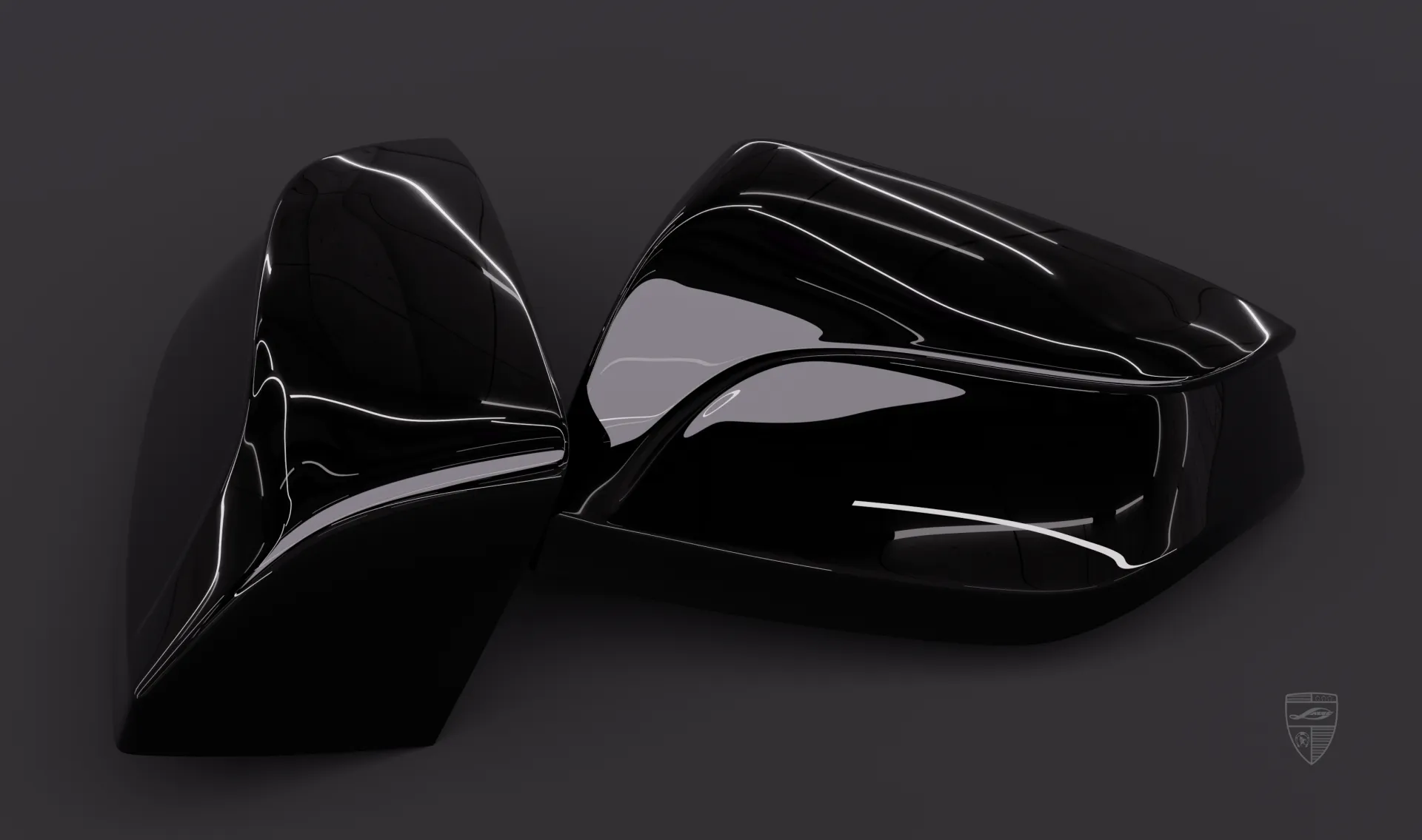 Накладки на зеркала в обвесе для Cadillac Escalade V-ESV Facelift от LARTE Design