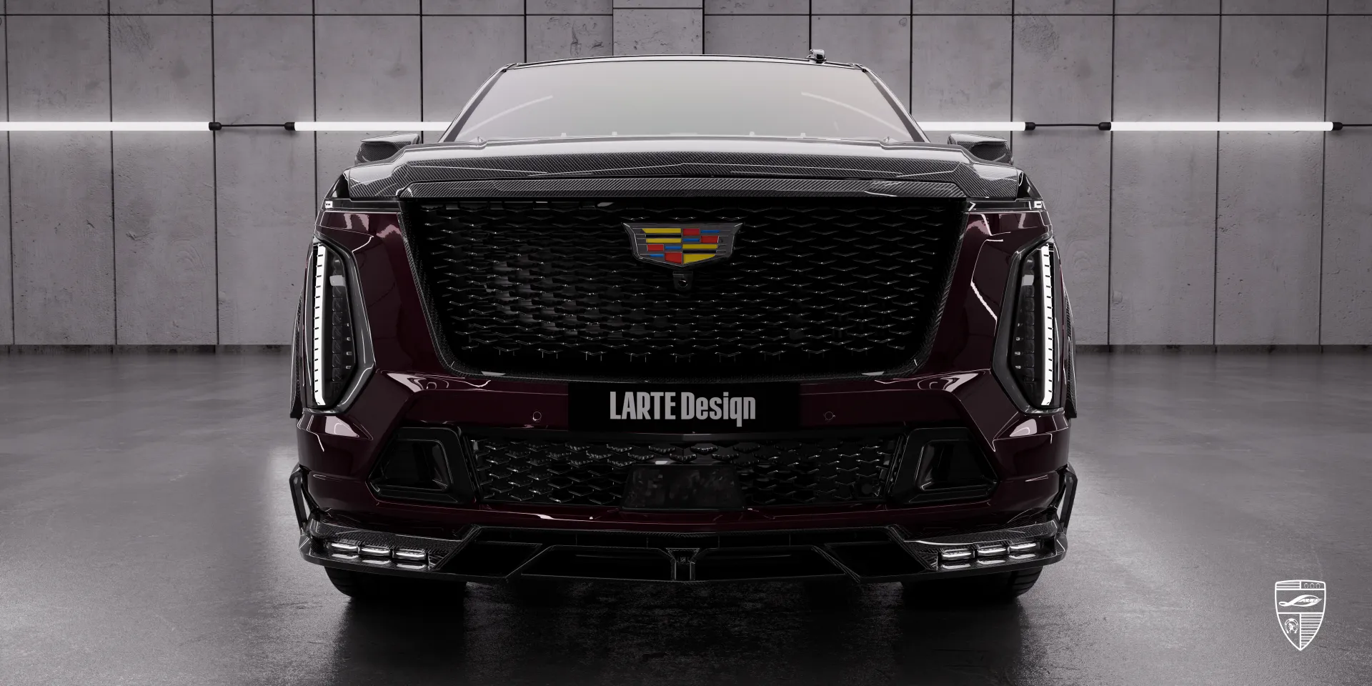 Escalade‑V ESV Facelift с новым карбоновым обвесом: полноразмерный роскошный командный автомобиль