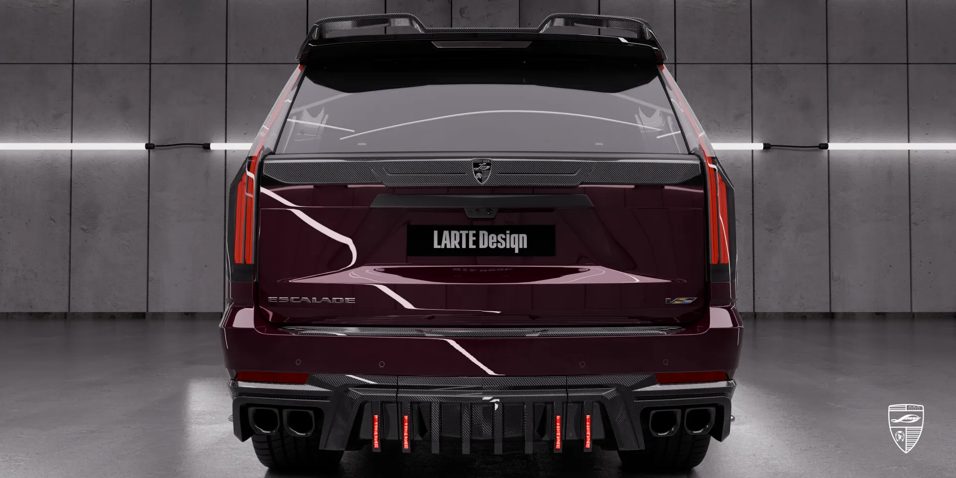 Cadillac SUV представительского класса Escalade‑V ESV Facelift с карбоновым стайлингом