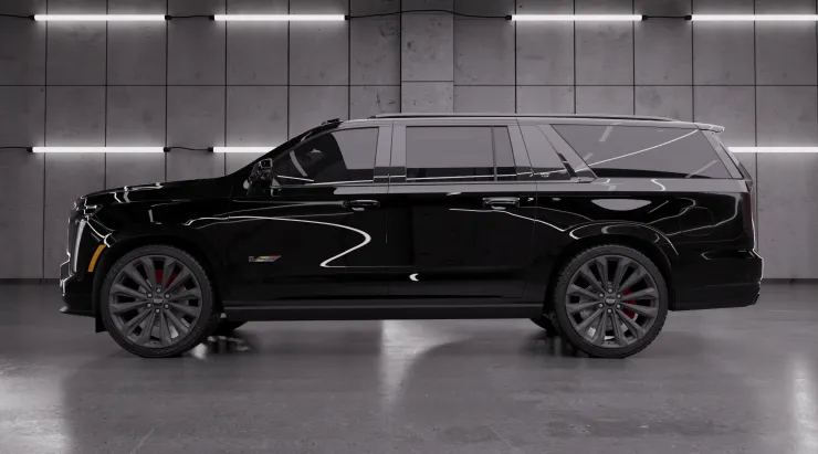 Бок Cadillac Escalade V-ESV Facelift с кастомным обвесом