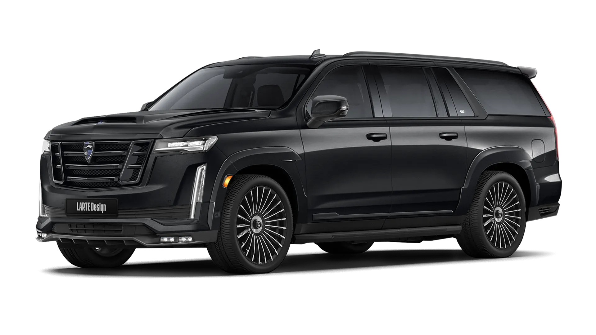 CADILLAC ESCALADE GMT 1XX 2020 - 2024 в цвете Black Raven с кастомным обвесом