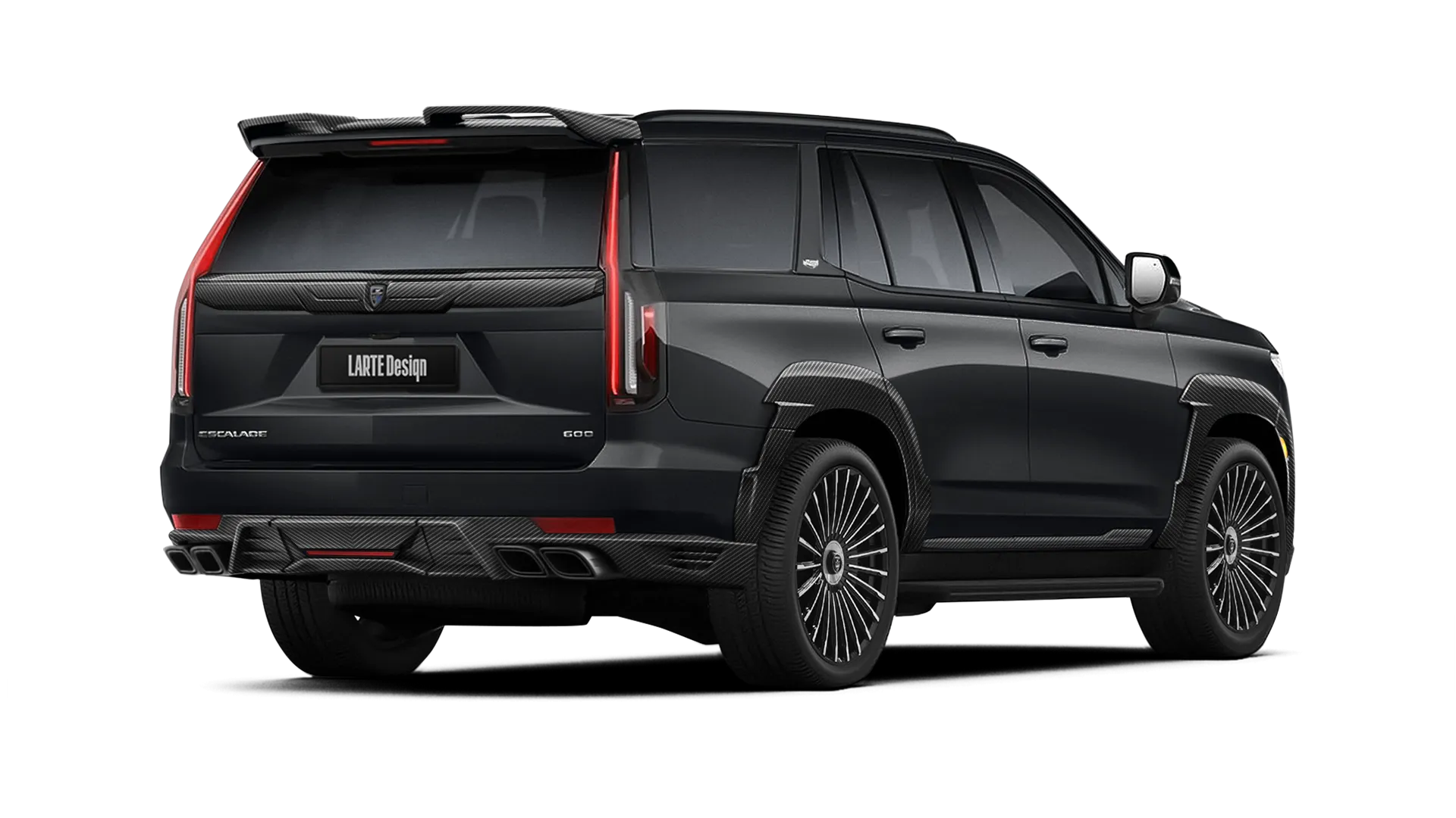 CADILLAC ESCALADE GMT 1XX 2020 - 2024 в цвете Black Raven с карбоновым тюнингом