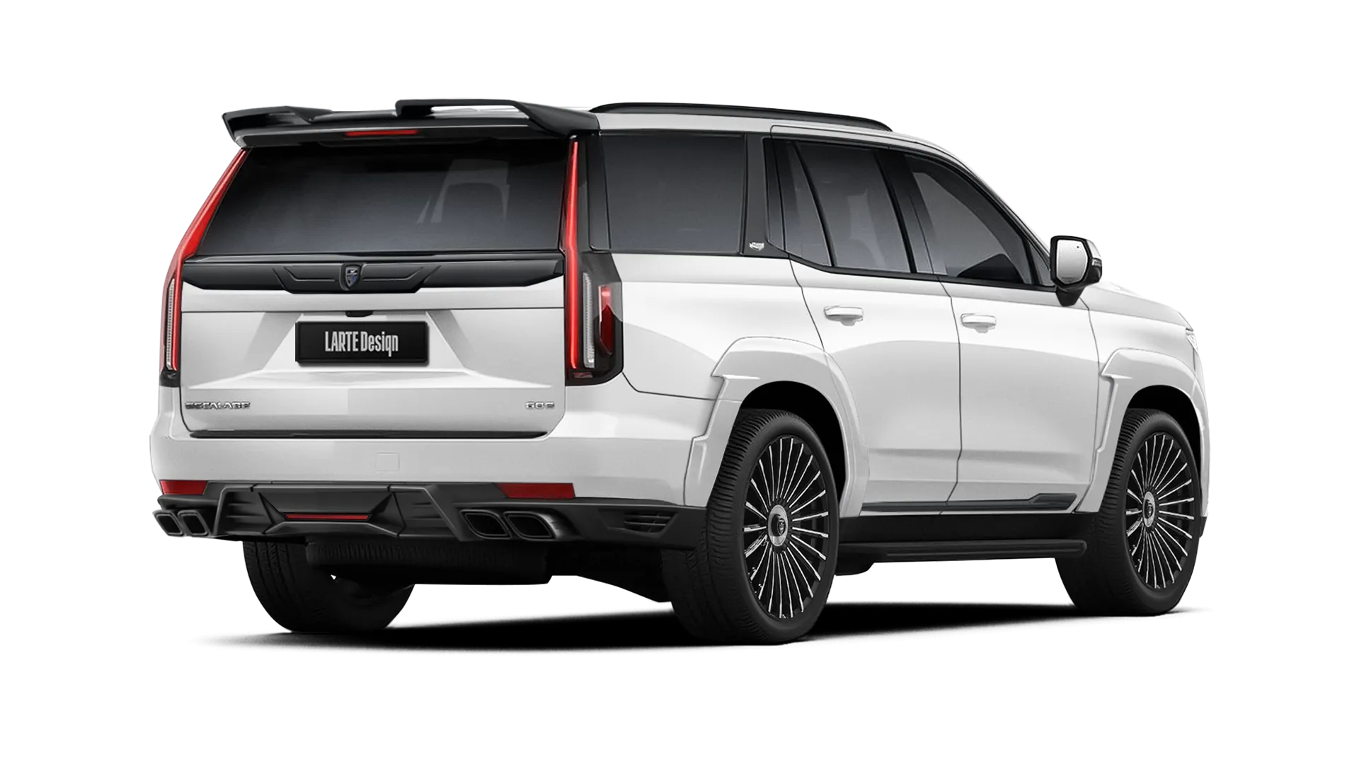 CADILLAC ESCALADE GMT 1XX 2020 - 2024 в цвете Crystal White Tricoat с кастомным тюнингом