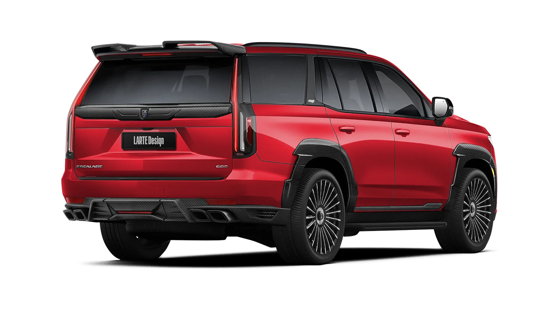 CADILLAC ESCALADE GMT 1XX 2020 - 2024 в цвете Infrared Tintcoat с карбоновым тюнингом