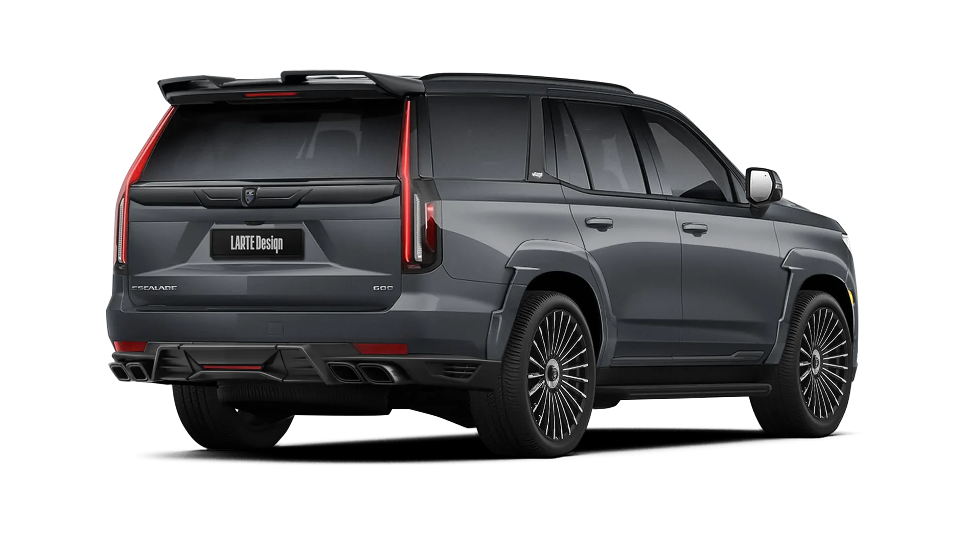 CADILLAC ESCALADE GMT 1XX 2020 - 2024 в цвете Shadow Metallic с кастомным тюнингом