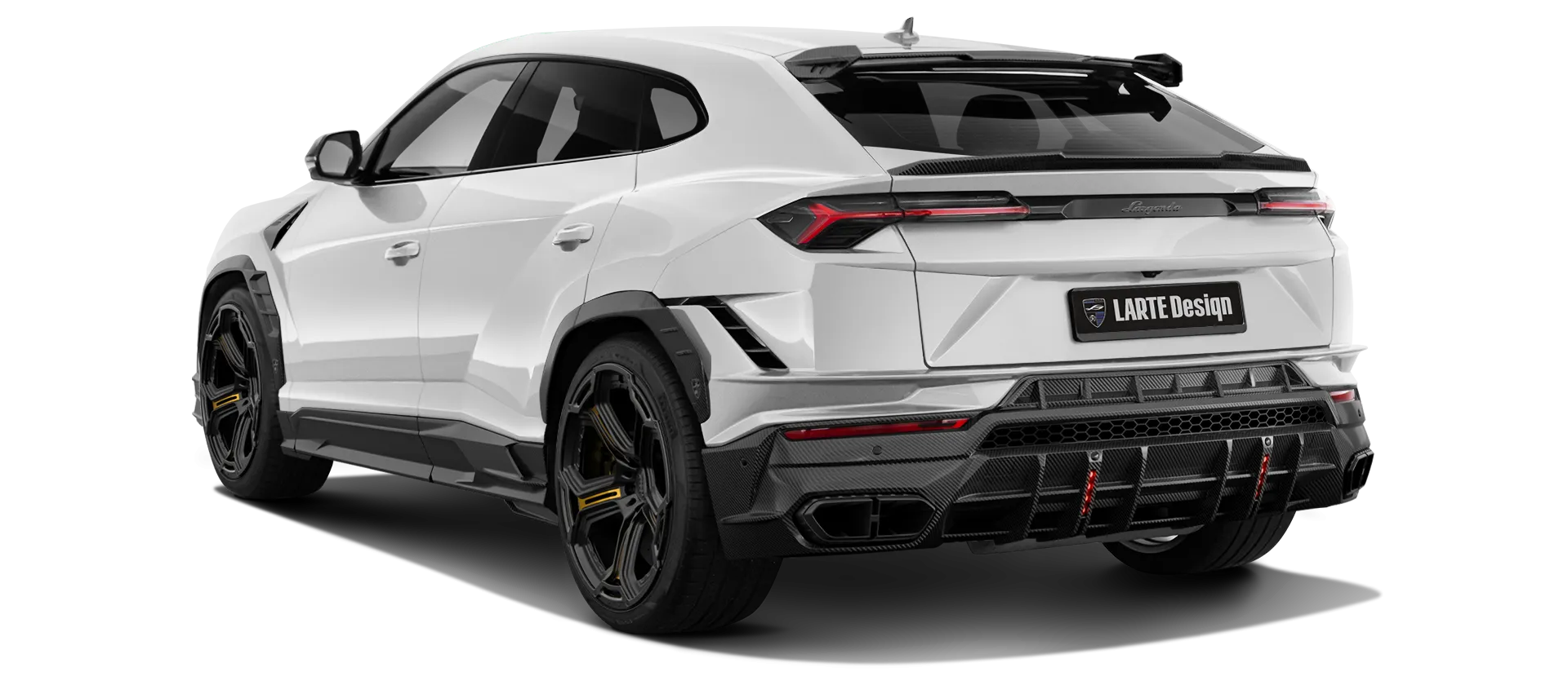 Lamborghini URUS S / Performante в цвете Bianco Icarus с карбоновым тюнингом