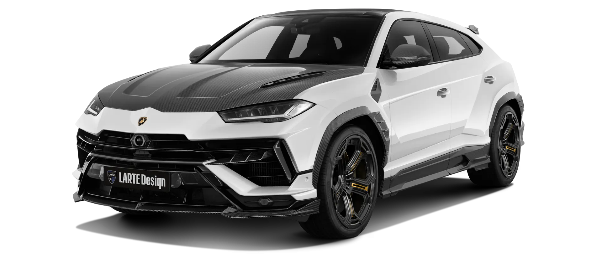 Lamborghini URUS S / Performante в цвете Bianco Icarus с карбоновым обвесом