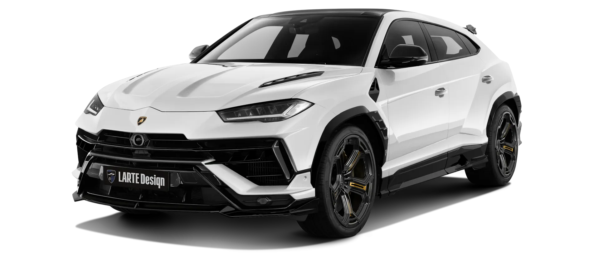 Lamborghini URUS S / Performante в цвете Bianco Icarus с кастомным обвесом