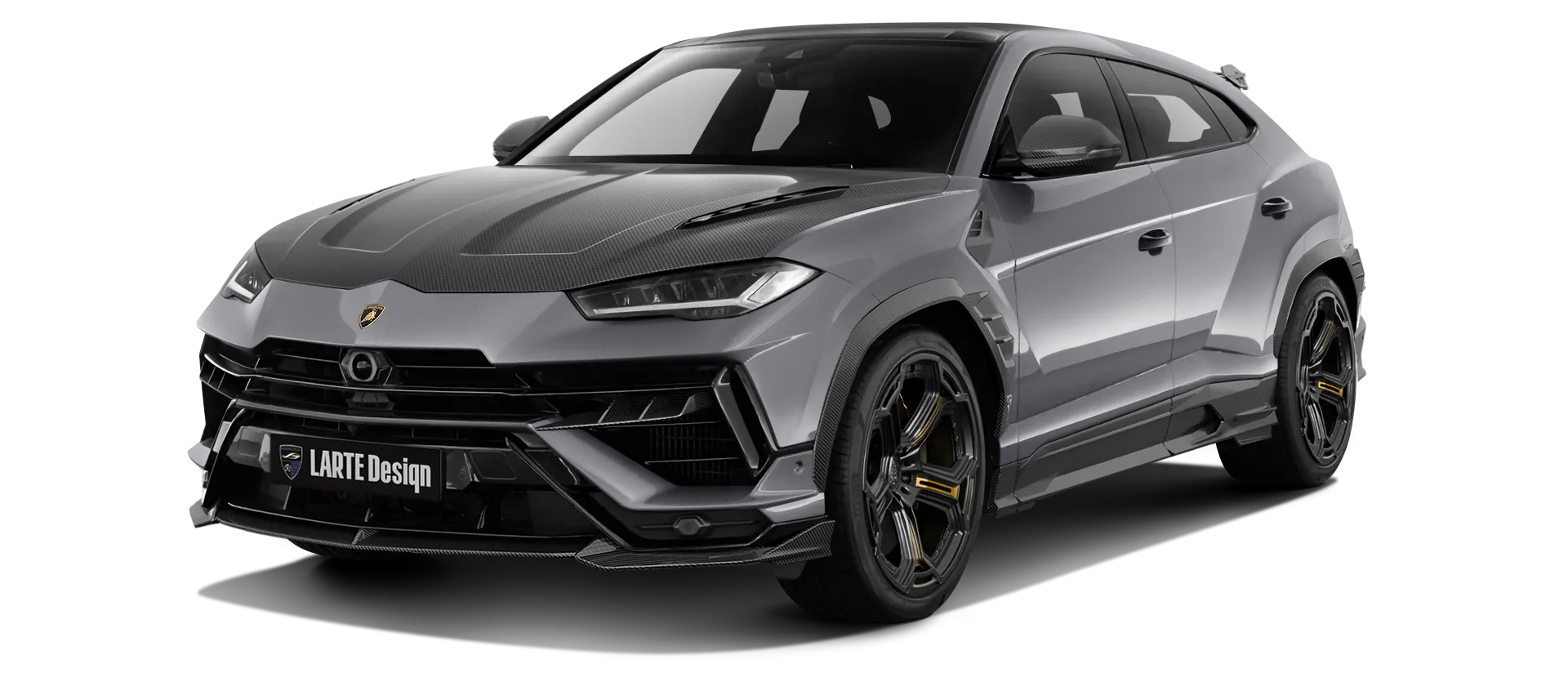Lamborghini URUS S / Performante в цвете Grigio Keres с карбоновым обвесом