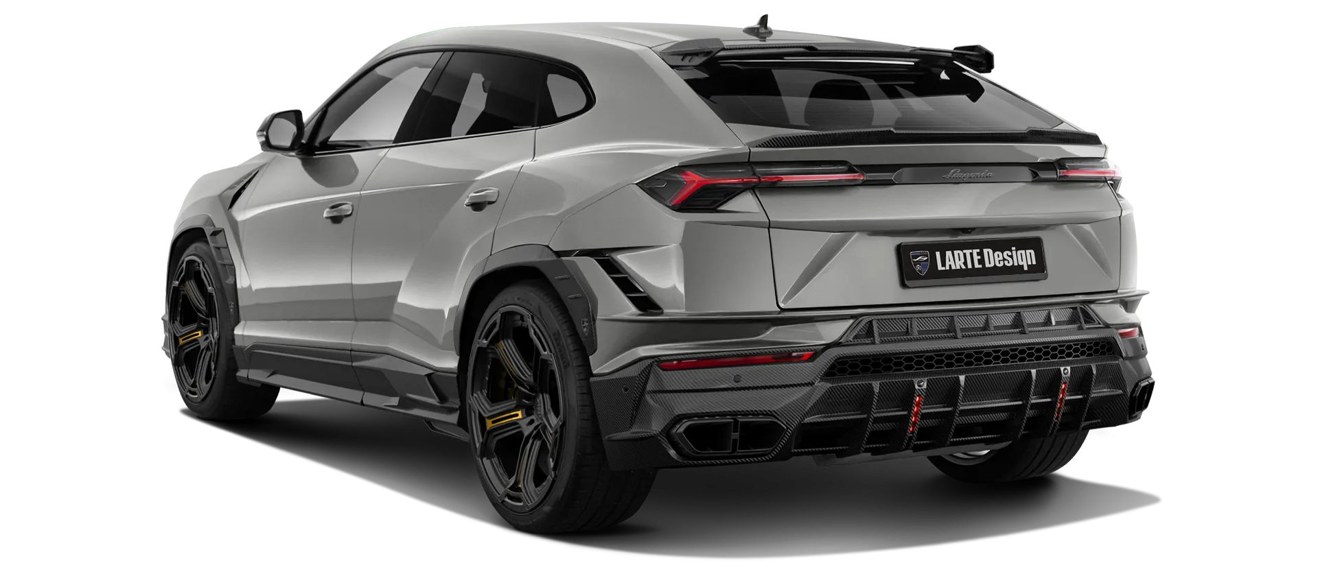 Lamborghini URUS S / Performante в цвете Grigio Nimbus с карбоновым тюнингом