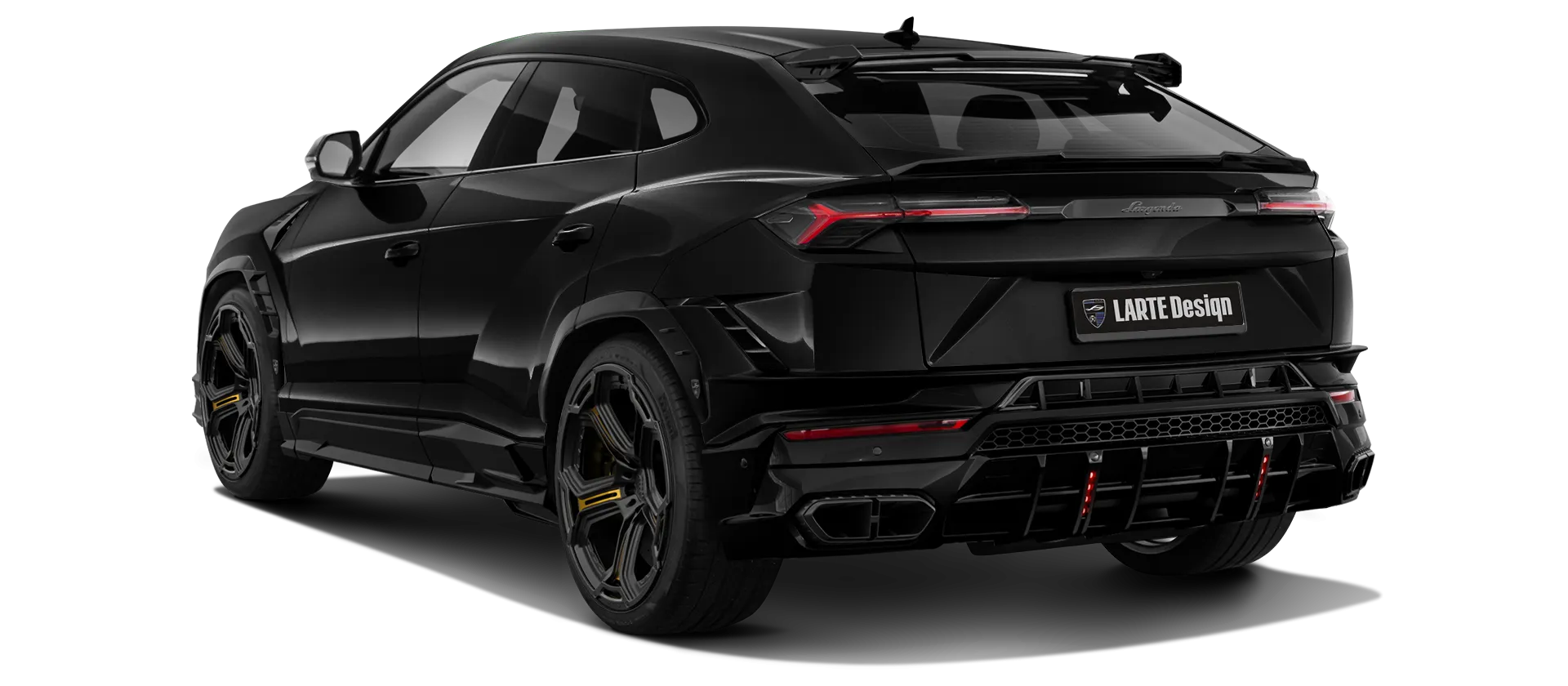 Lamborghini URUS S / Performante в цвете Nero Helene с кастомным тюнингом