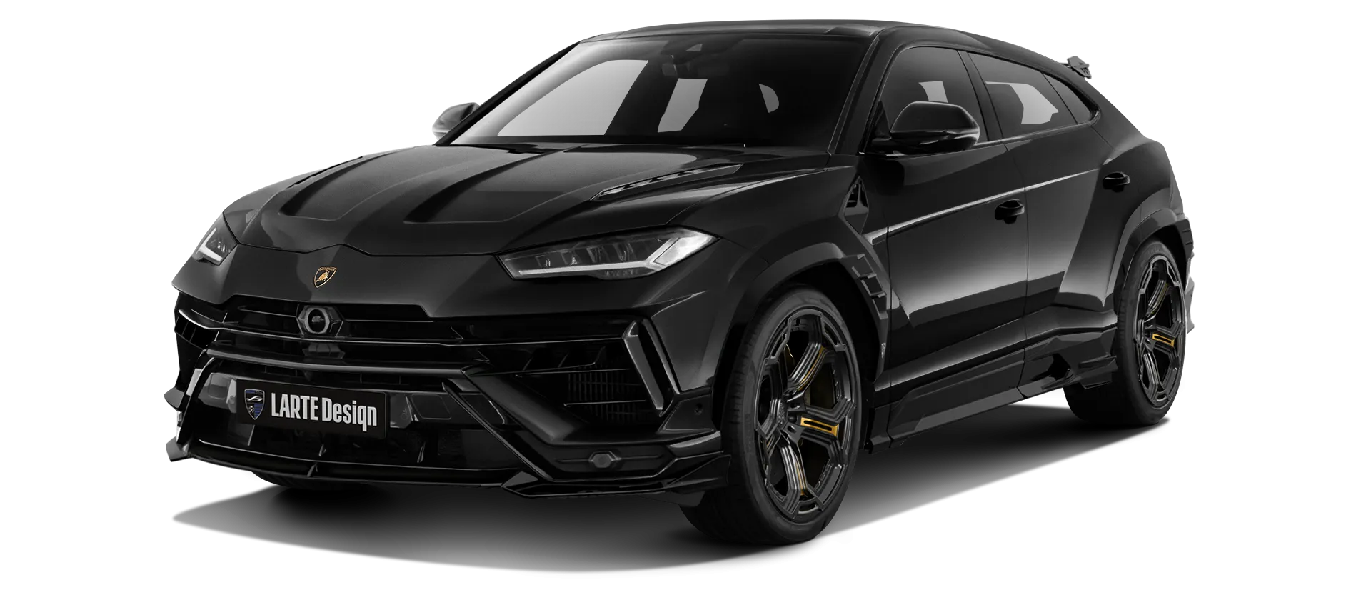 Lamborghini URUS S / Performante в цвете Nero Helene с кастомным обвесом