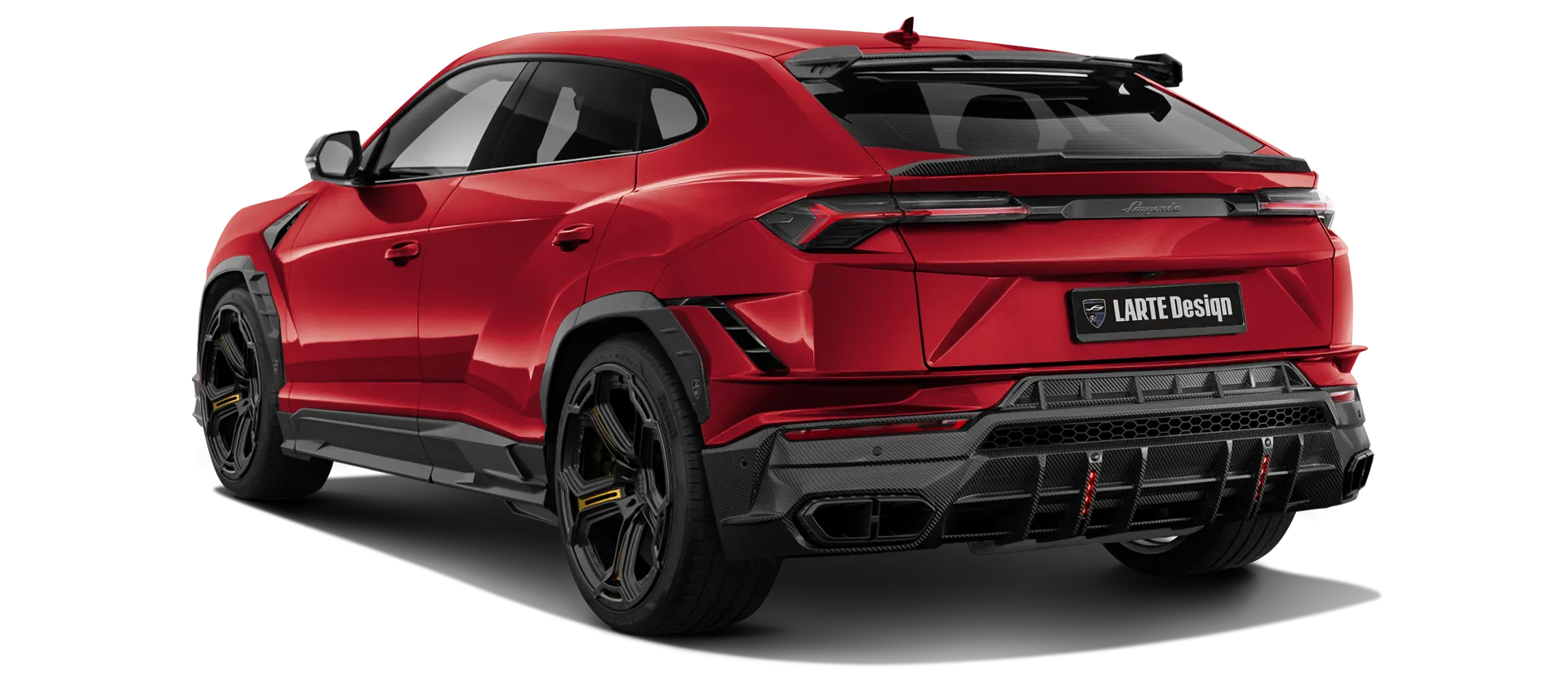 Lamborghini URUS S / Performante в цвете Rosso Anteros с карбоновым тюнингом