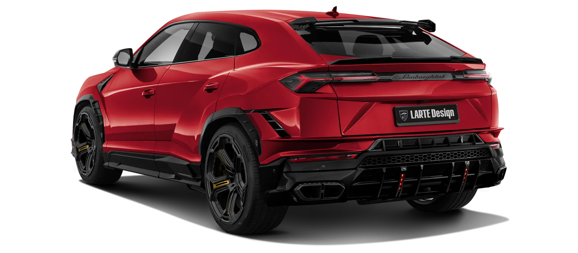 Lamborghini URUS S / Performante в цвете Rosso Anteros с кастомным тюнингом